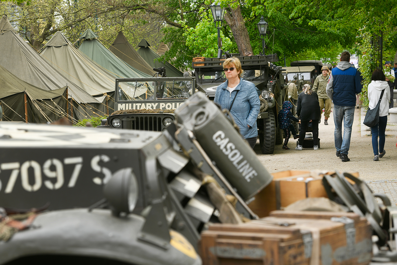 Slavnosti svobody 2022 - Vojenské kempy (foto: M. Chaloupka, 6.5.2022)