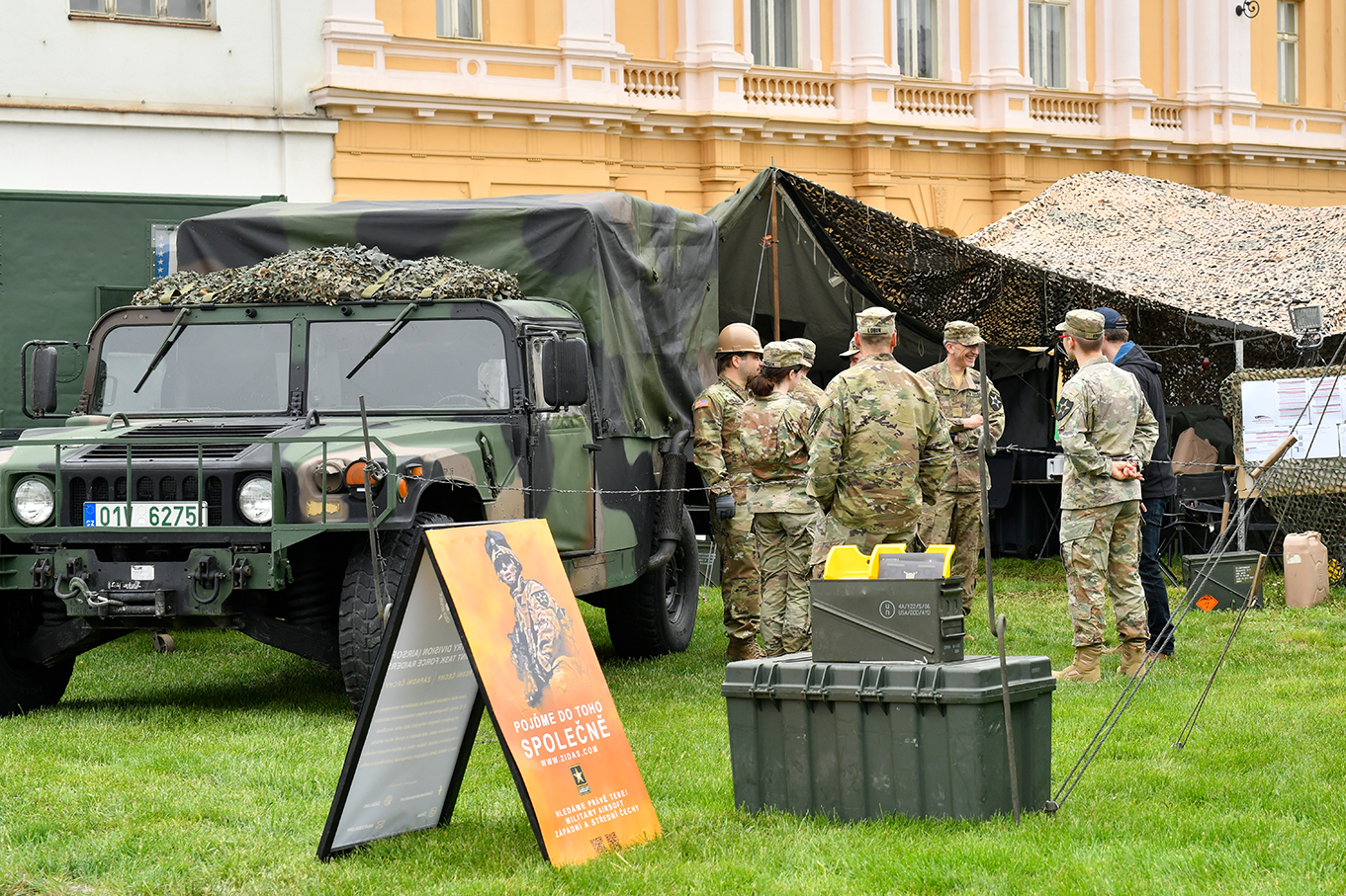 Slavnosti svobody 2022 - Vojenské kempy (foto: M. Chaloupka, 6.5.2022)