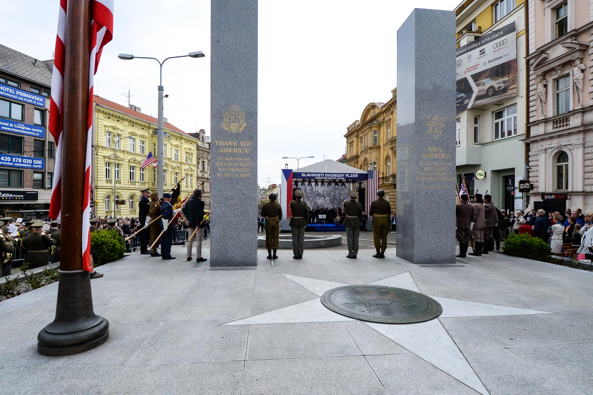Slavnosti svobody 2022 - Díky, Ameriko! (foto: M. Pecuch, 6.5.2022)