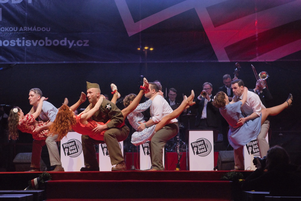 Thank you, boys! Komponovaný večer Slavností svobody (foto: R. Muchka, 7.5.2022)