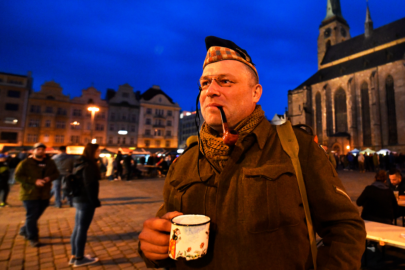 Slavnosti svobody 2022 - Nálada v Plzni (foto: M. Chaloupka, 6.5.2022)