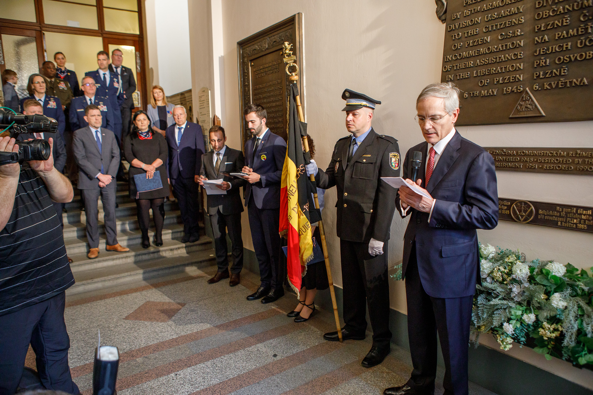 Slavnosti svobody 2022 - Belgičtí veterání 6.5. (foto: V. Štaif, 6.5.2022)