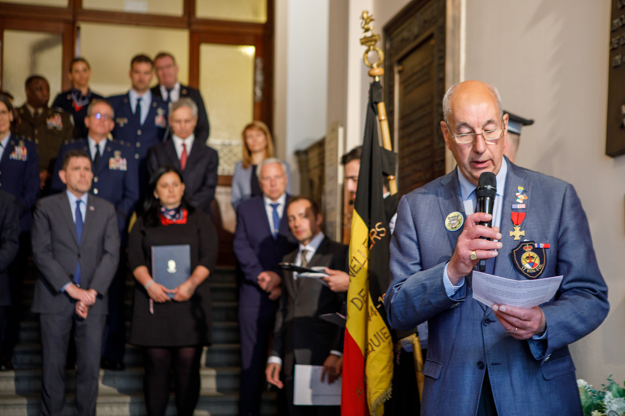 Slavnosti svobody 2022 - Belgičtí veterání 6.5. (foto: V. Štaif, 6.5.2022)