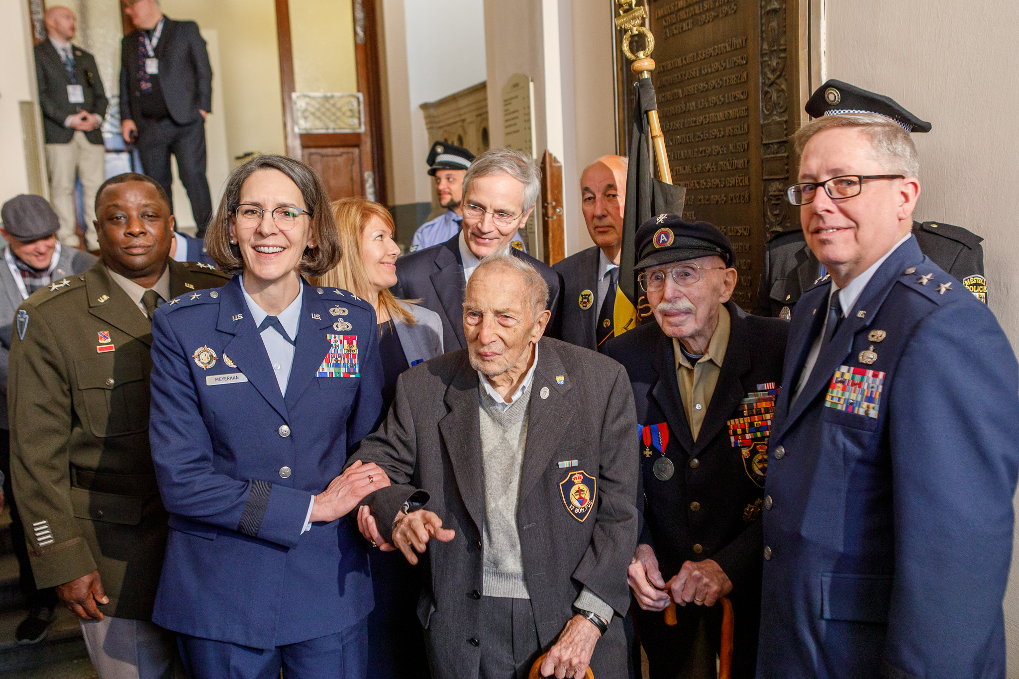 Slavnosti svobody 2022 - Belgičtí veterání 6.5. (foto: V. Štaif, 6.5.2022)