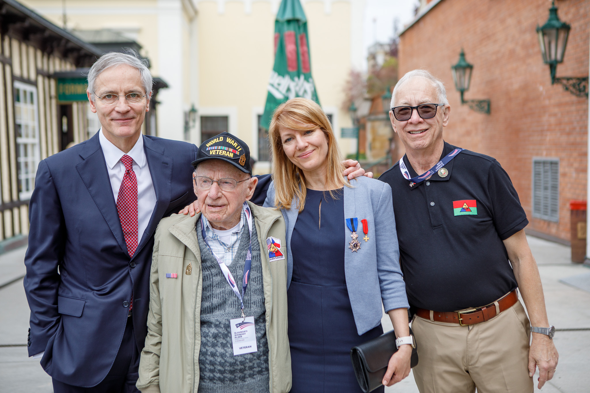 Slavnosti svobody 2022 - Belgičtí veterání 6.5. (foto: V. Štaif, 6.5.2022)