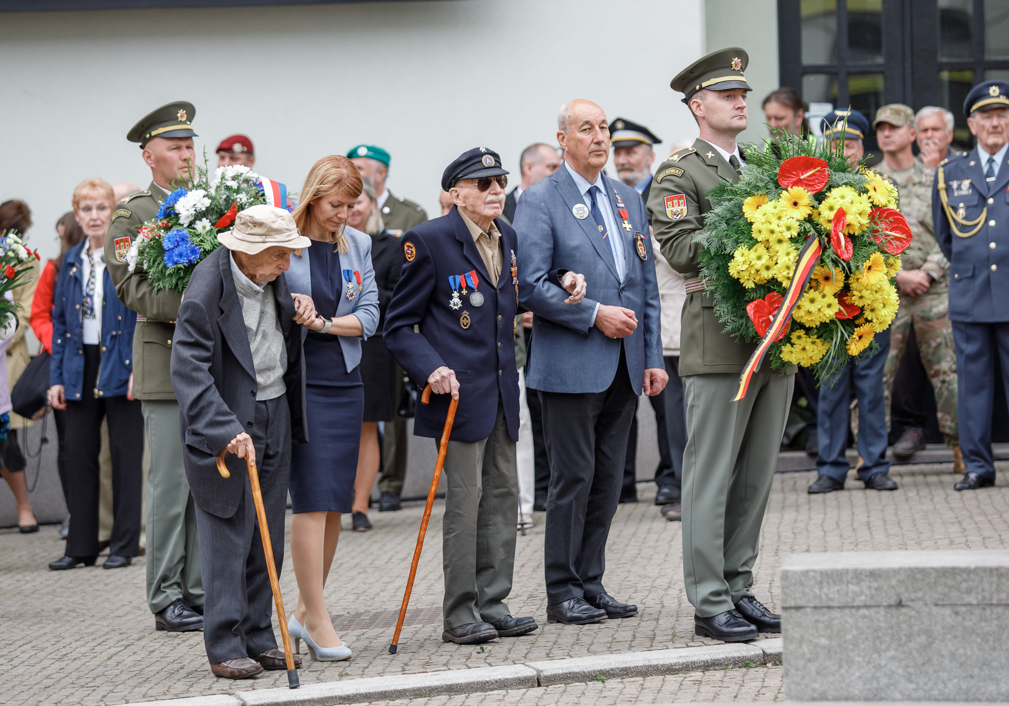 Slavnosti svobody 2022 - Belgičtí veterání 6.5. (foto: V. Štaif, 6.5.2022)