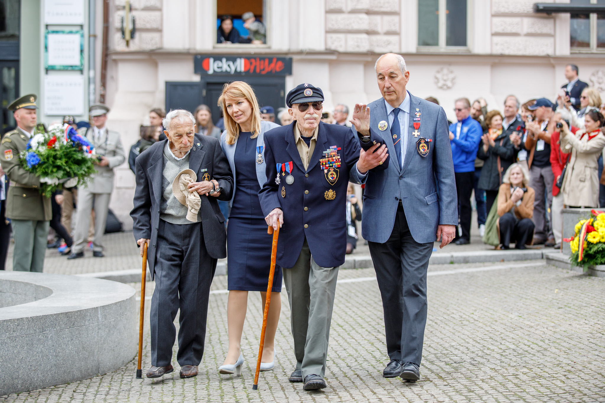 Slavnosti svobody 2022 - Belgičtí veterání 6.5. (foto: V. Štaif, 6.5.2022)