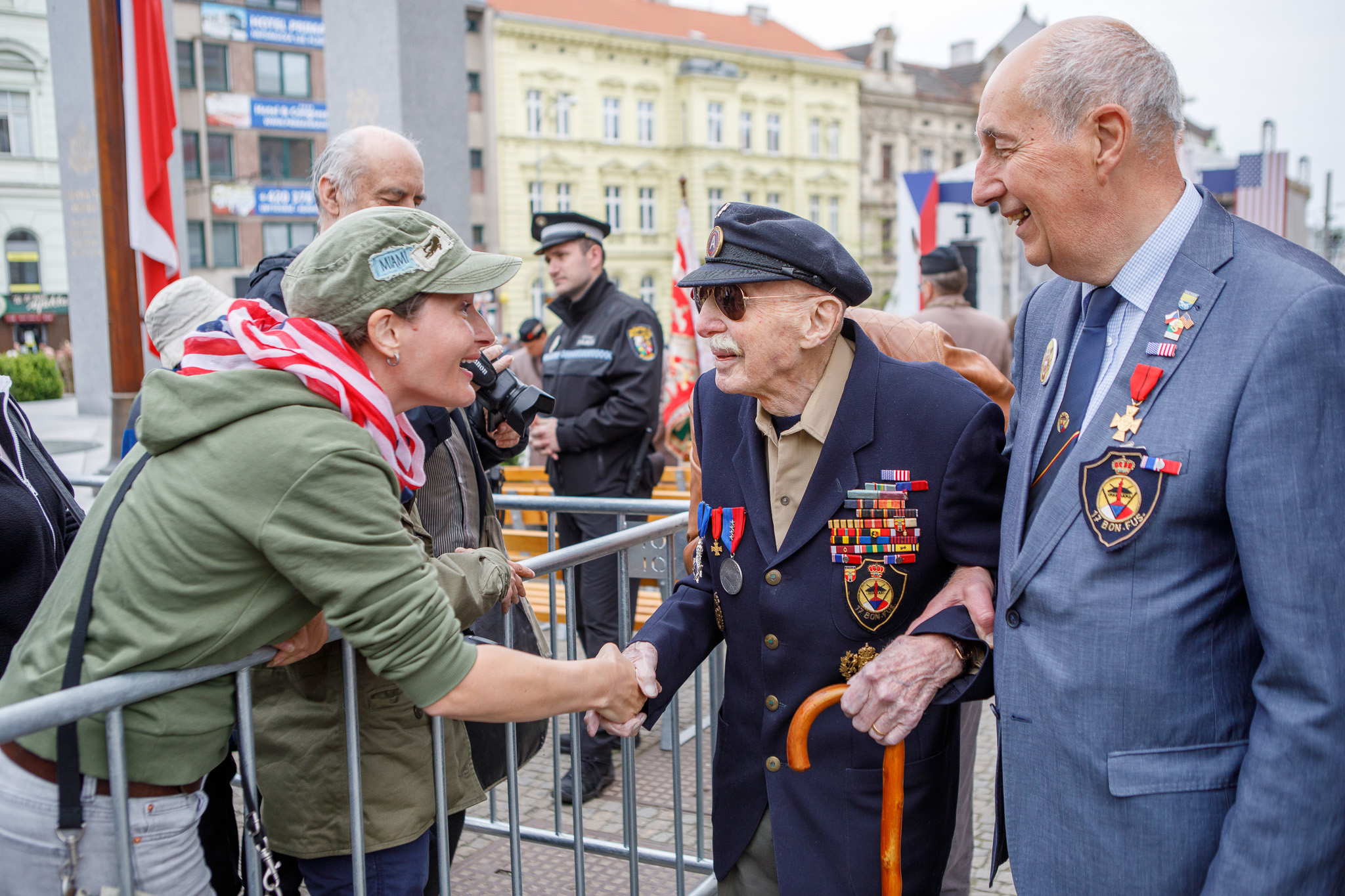 Slavnosti svobody 2022 - Belgičtí veterání 6.5. (foto: V. Štaif, 6.5.2022)