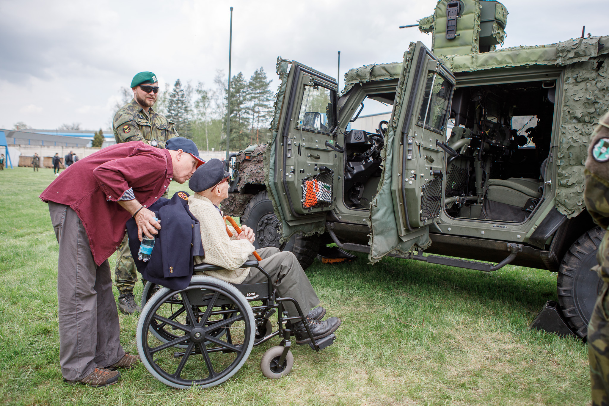 Slavnosti svobody 2022 - Belgičtí veteráni 7.5. (foto: V. Štaif, 7.5.2022)
