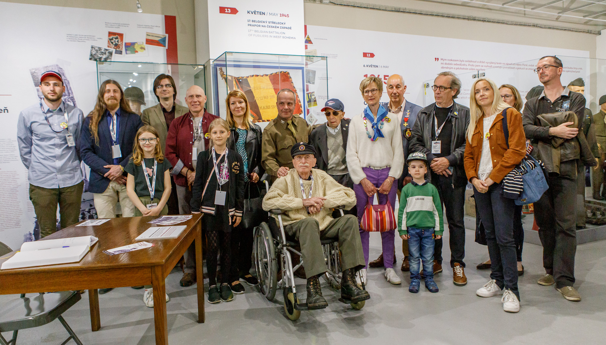 Slavnosti svobody 2022 - Belgičtí veteráni 7.5. (foto: V. Štaif, 7.5.2022)