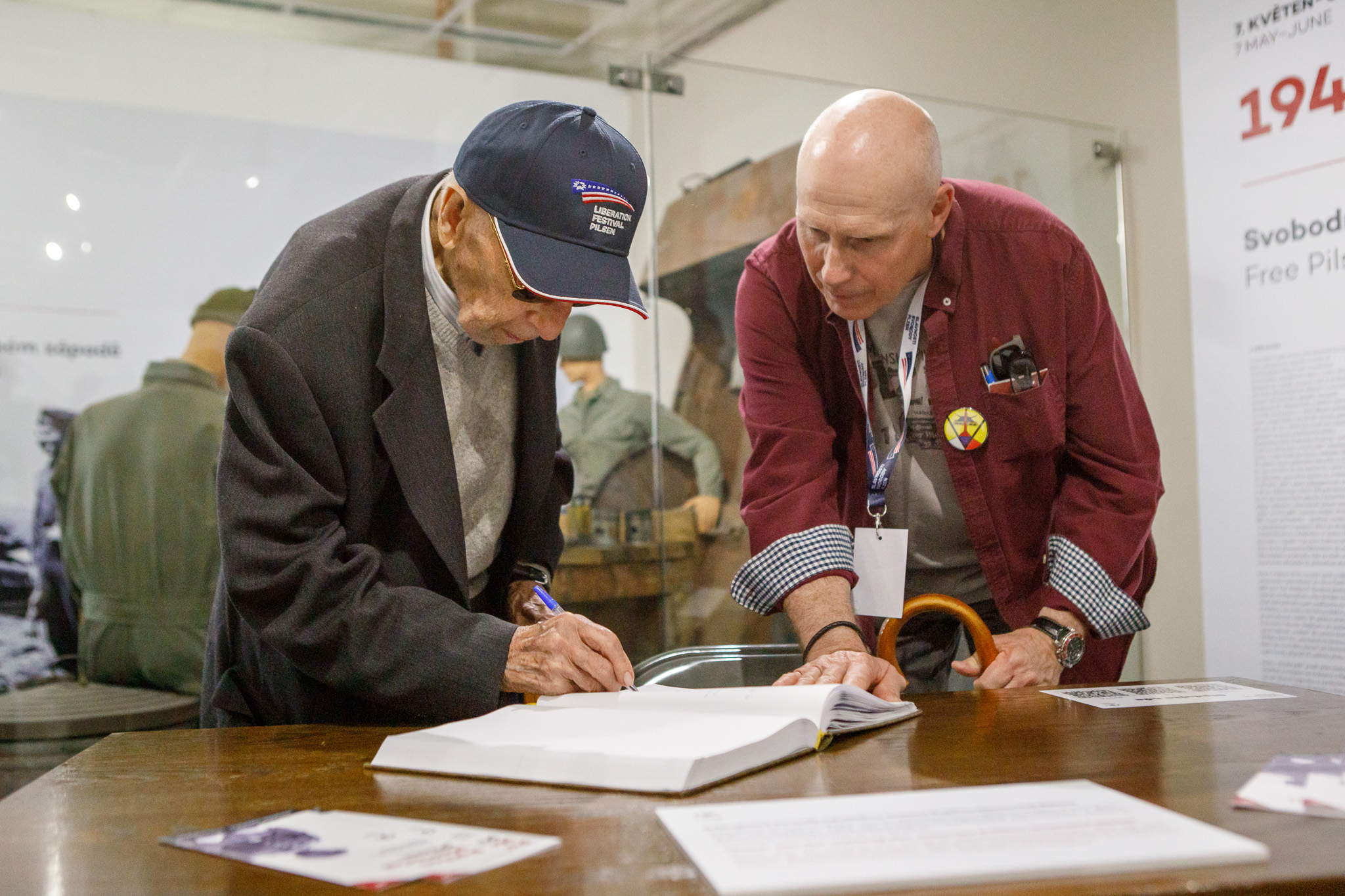 Slavnosti svobody 2022 - Belgičtí veteráni 7.5. (foto: V. Štaif, 7.5.2022)