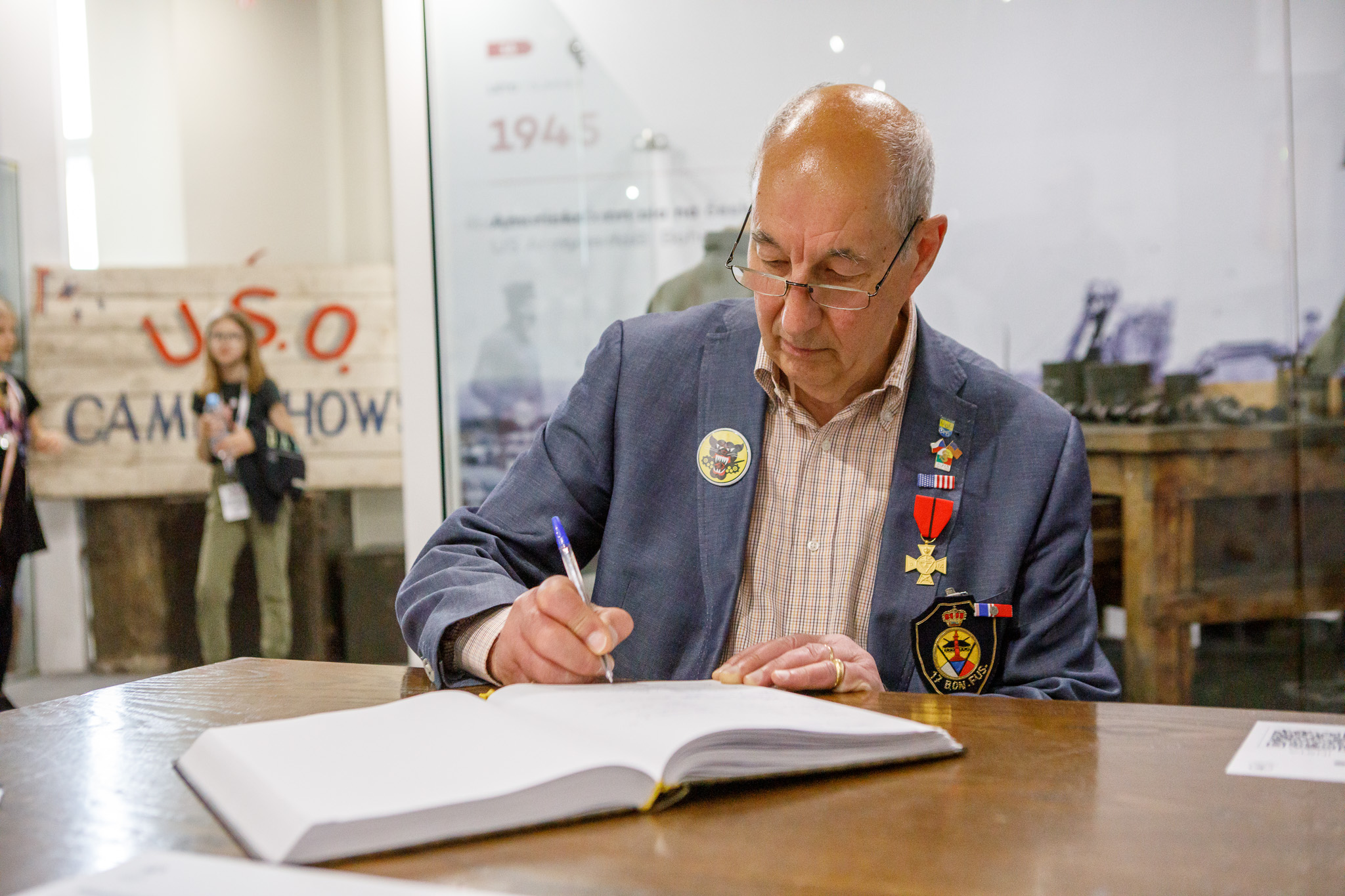 Slavnosti svobody 2022 - Belgičtí veteráni 7.5. (foto: V. Štaif, 7.5.2022)