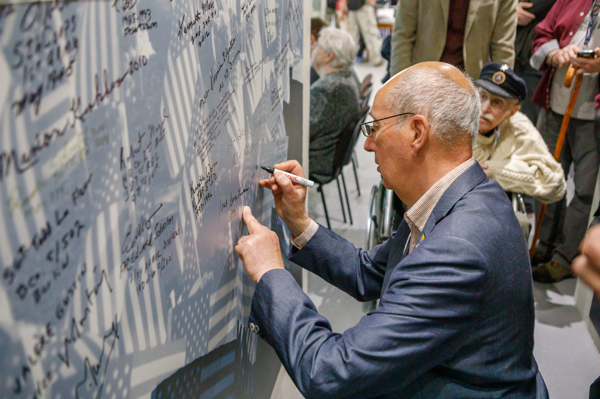 Slavnosti svobody 2022 - Belgičtí veteráni 7.5. (foto: V. Štaif, 7.5.2022)