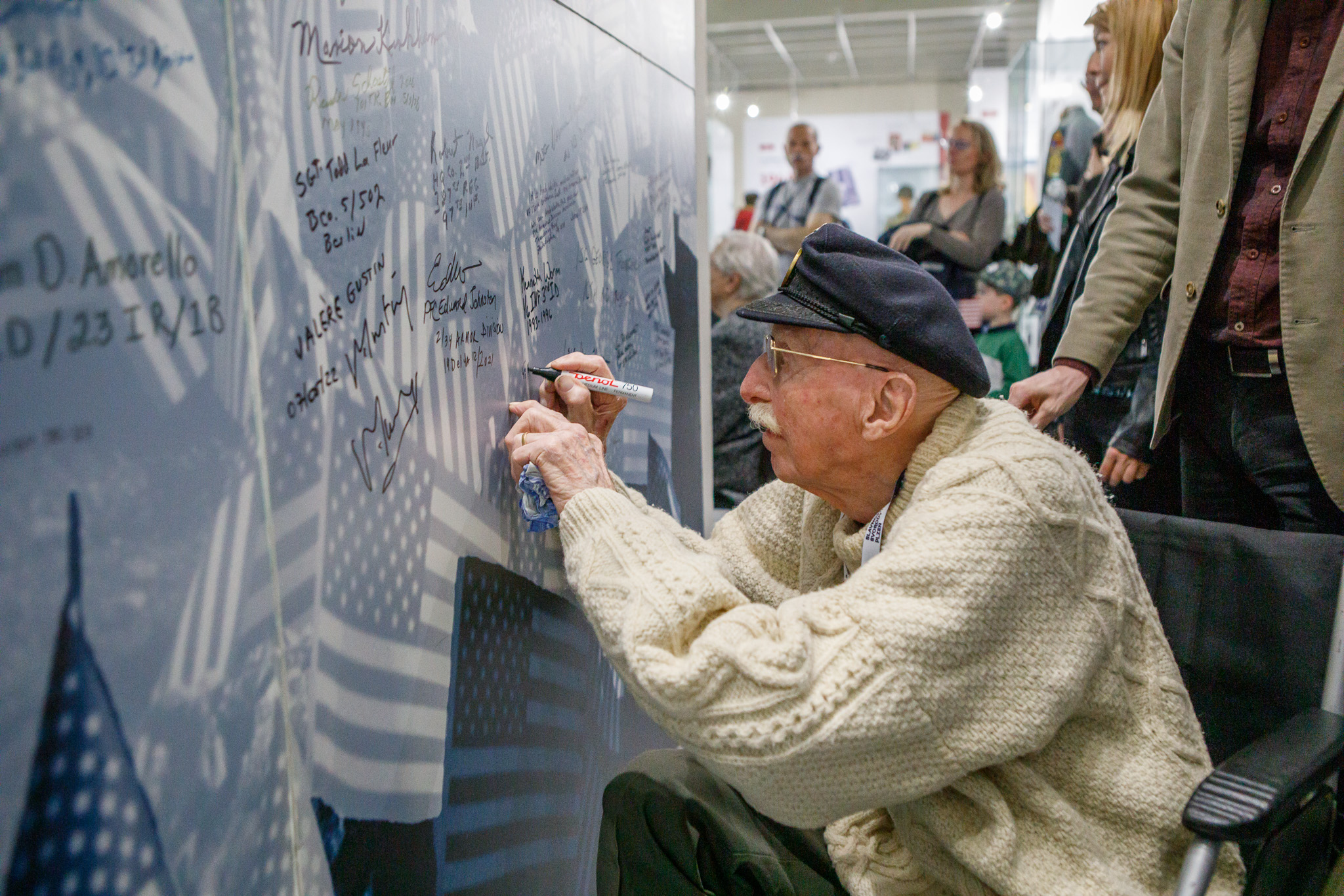 Slavnosti svobody 2022 - Belgičtí veteráni 7.5. (foto: V. Štaif, 7.5.2022)
