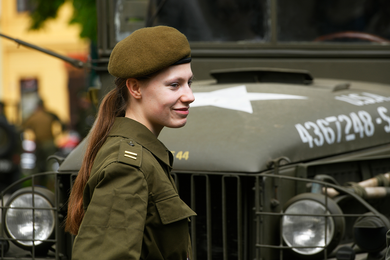 Slavnosti svobody 2022 - Plzeňské ulice přes den a večer (foto: M. Chaloupka, 7.5.2022)