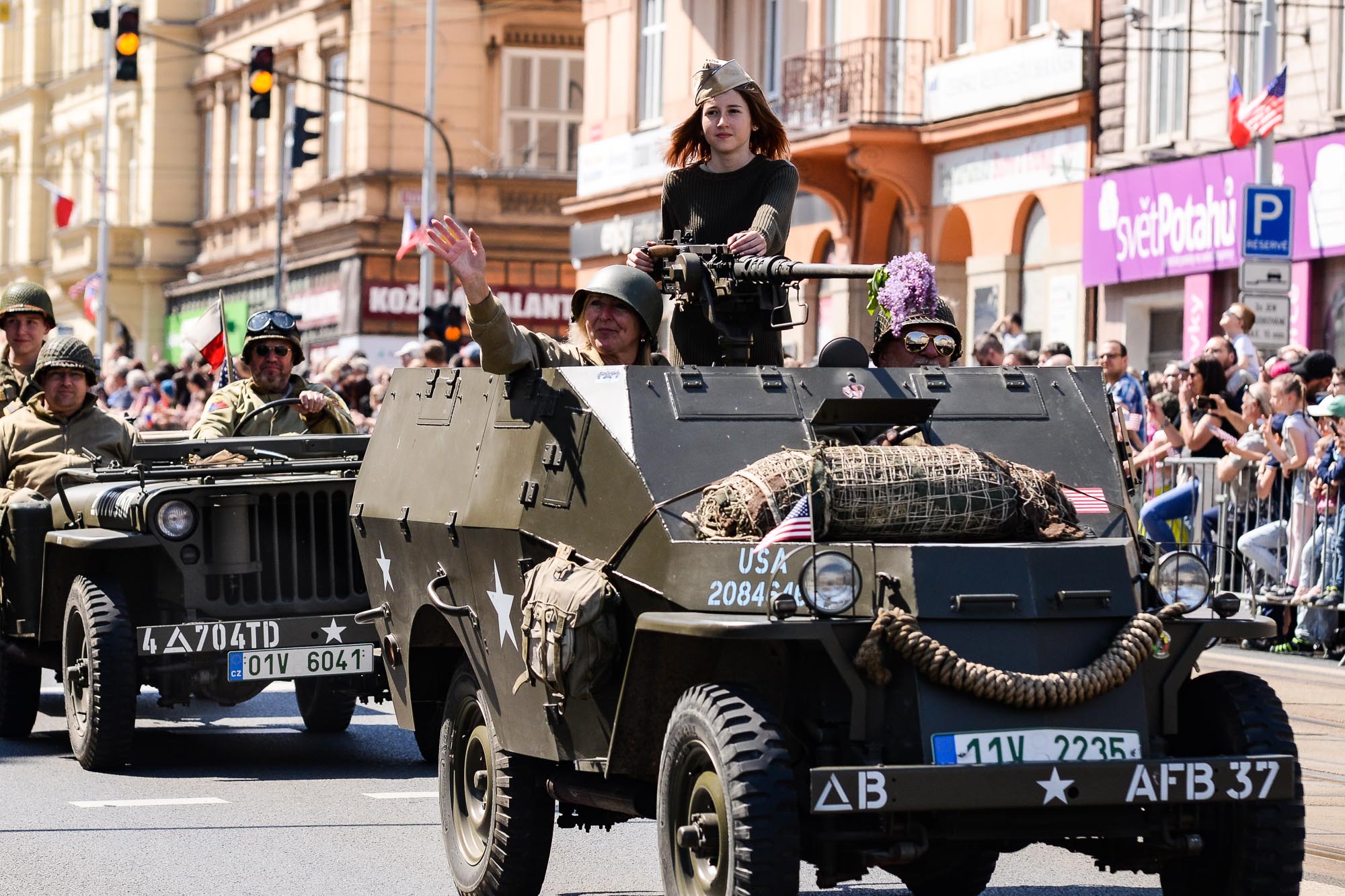 Slavnosti svobody 2022 - Convoy of Liberty (foto: M. Pecuch, 8.5.2022)