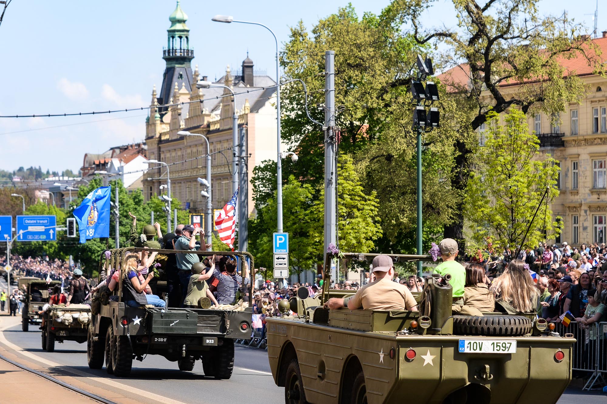 Slavnosti svobody 2022 - Convoy of Liberty (foto: M. Pecuch, 8.5.2022)
