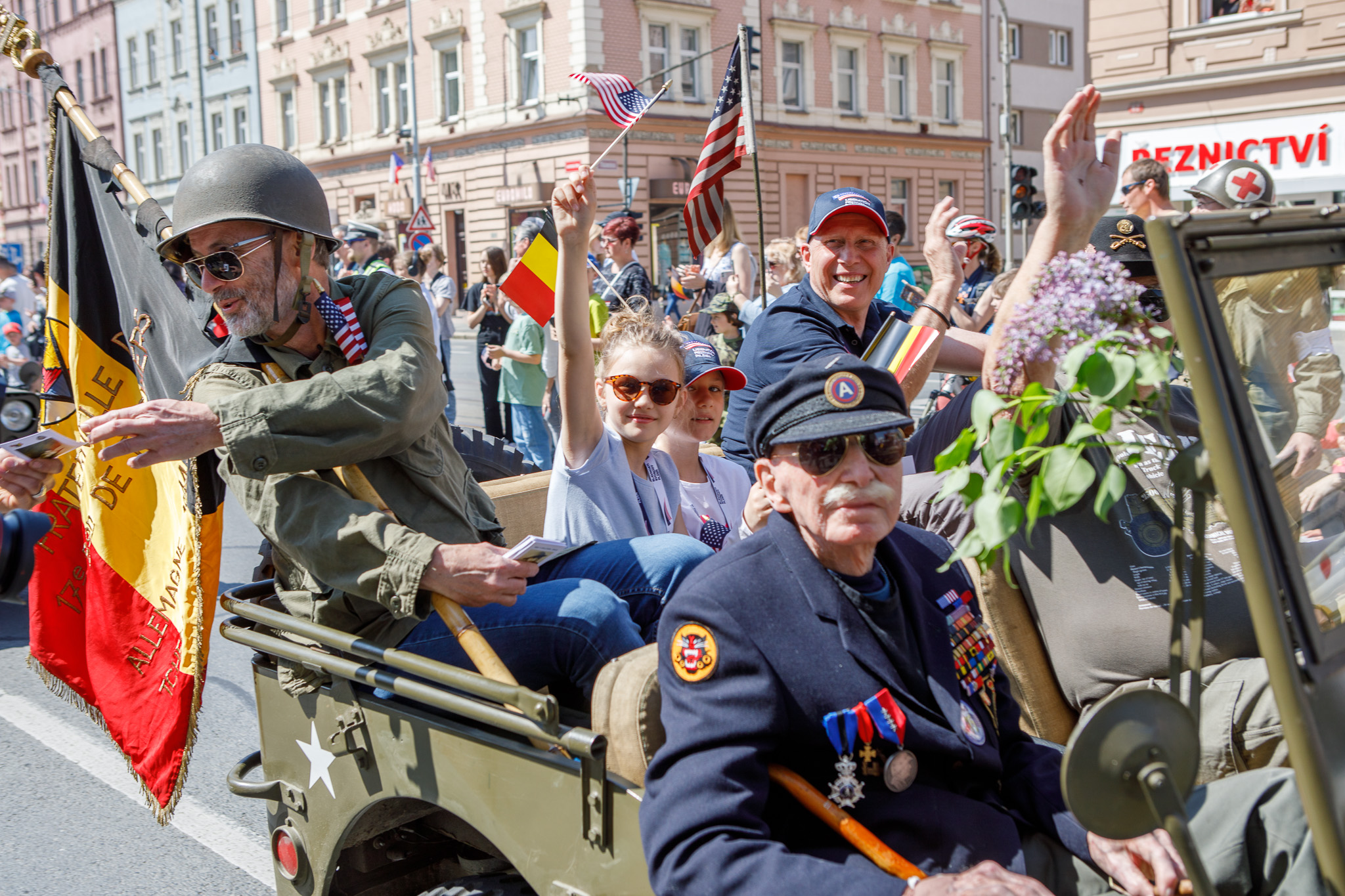 Slavnosti svobody 2022 - Belgičtí veteráni 8.5. (foto: V. Štaif, 8.5.2022)