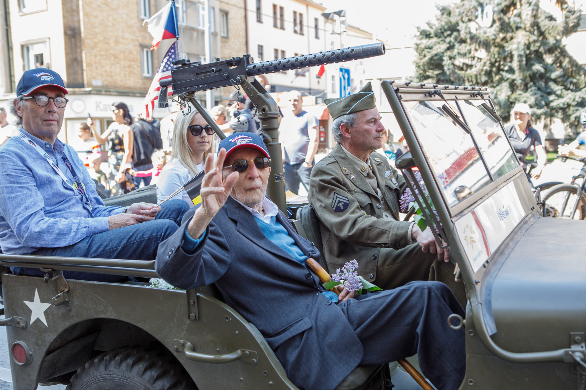 Slavnosti svobody 2022 - Belgičtí veteráni 8.5. (foto: V. Štaif, 8.5.2022)