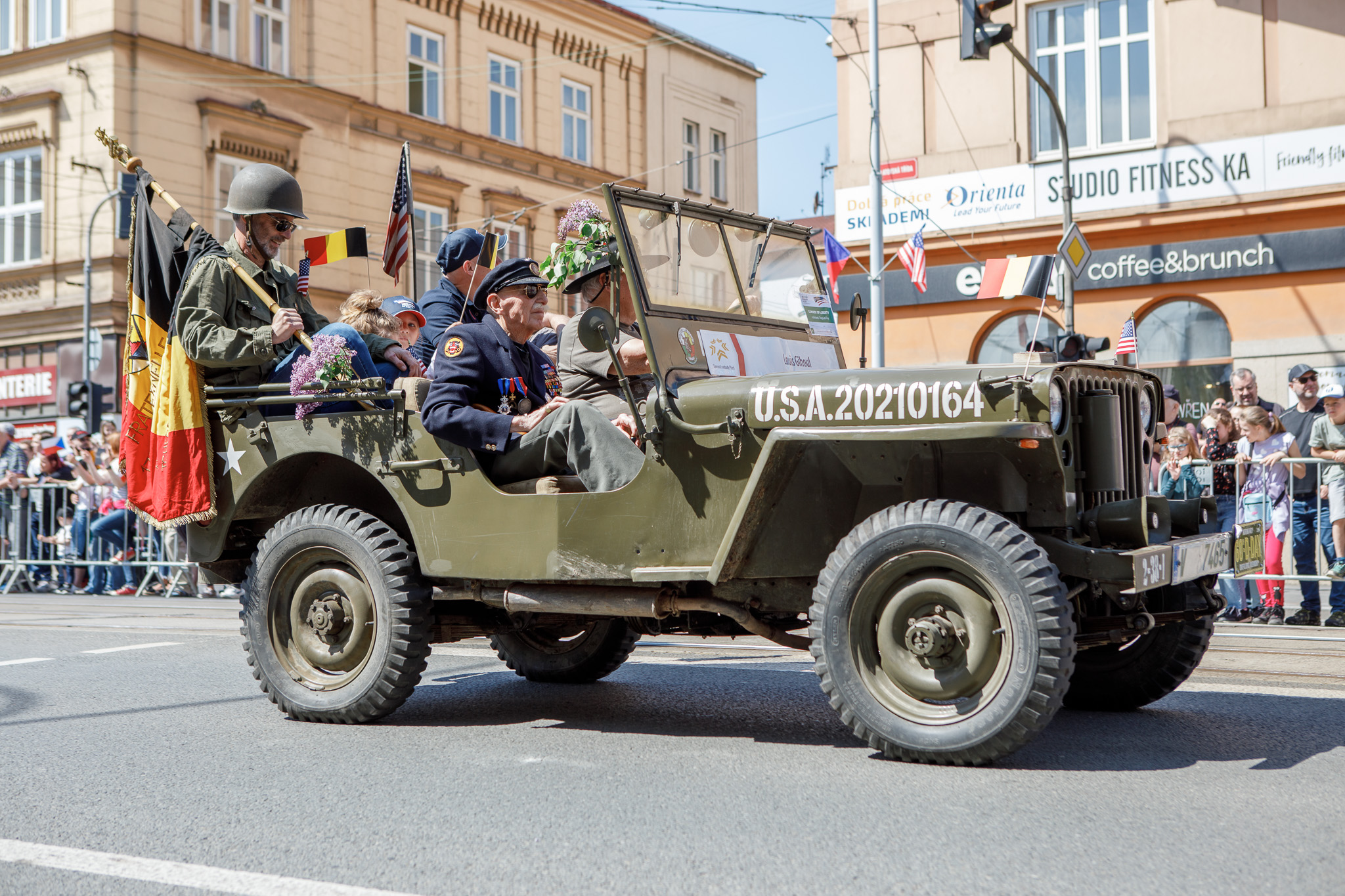 Slavnosti svobody 2022 - Belgičtí veteráni 8.5. (foto: V. Štaif, 8.5.2022)