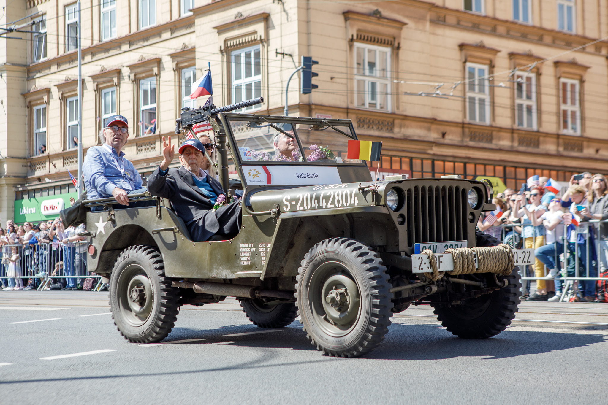 Slavnosti svobody 2022 - Belgičtí veteráni 8.5. (foto: V. Štaif, 8.5.2022)