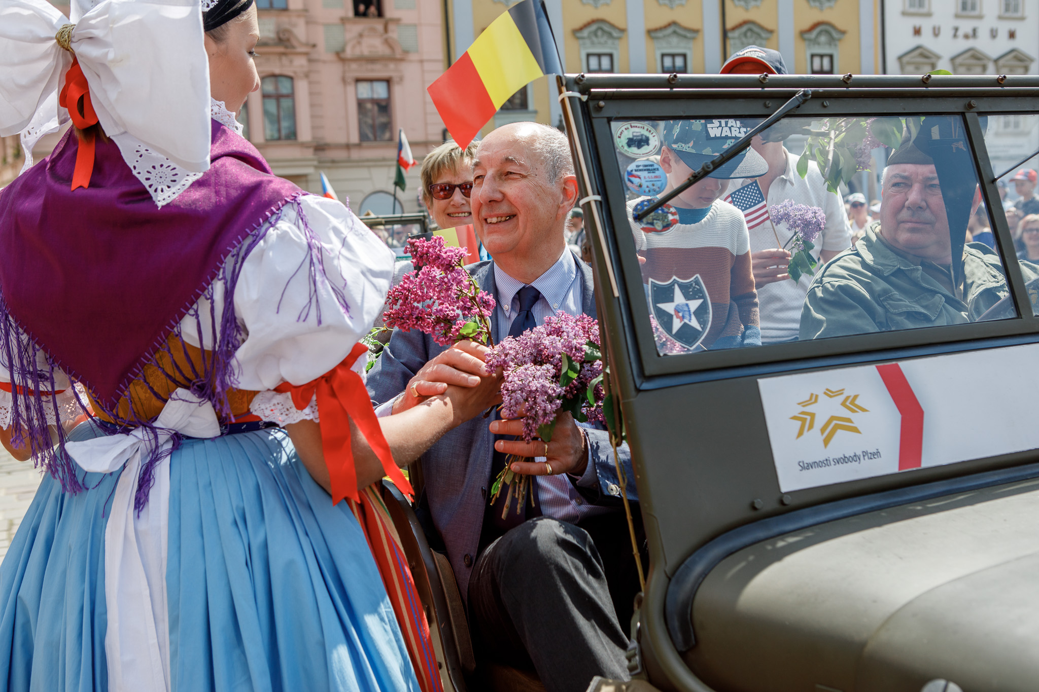 Slavnosti svobody 2022 - Belgičtí veteráni 8.5. (foto: V. Štaif, 8.5.2022)