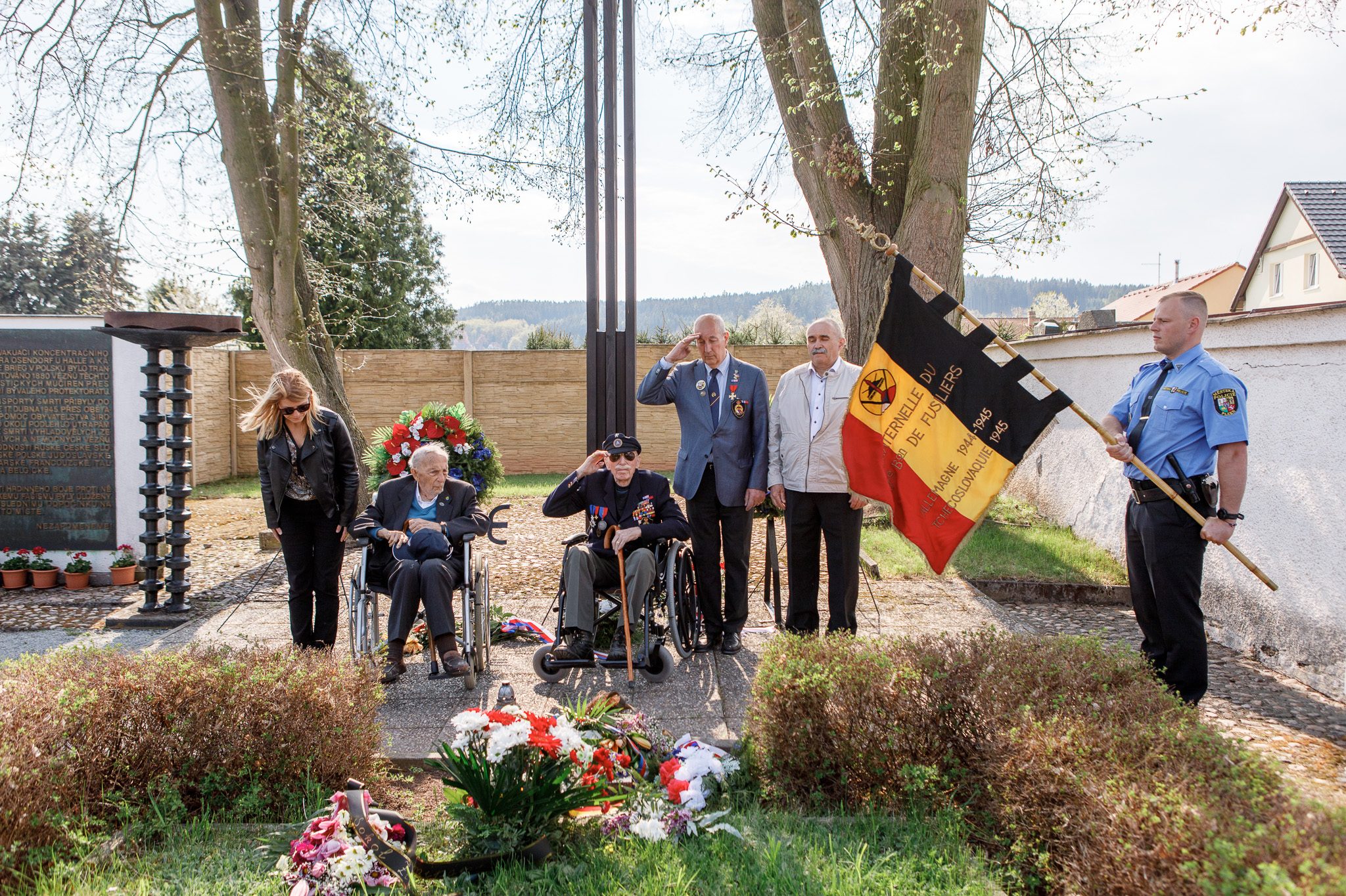 Slavnosti svobody 2022 - Belgičtí veteráni 8.5. (foto: V. Štaif, 8.5.2022)