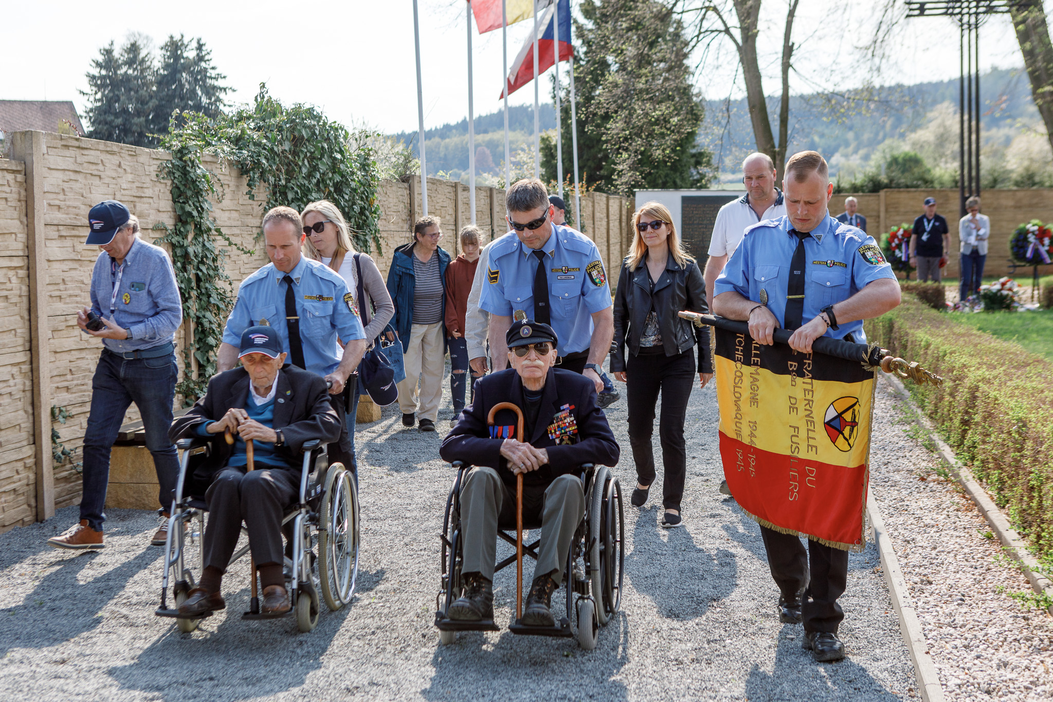 Slavnosti svobody 2022 - Belgičtí veteráni 8.5. (foto: V. Štaif, 8.5.2022)