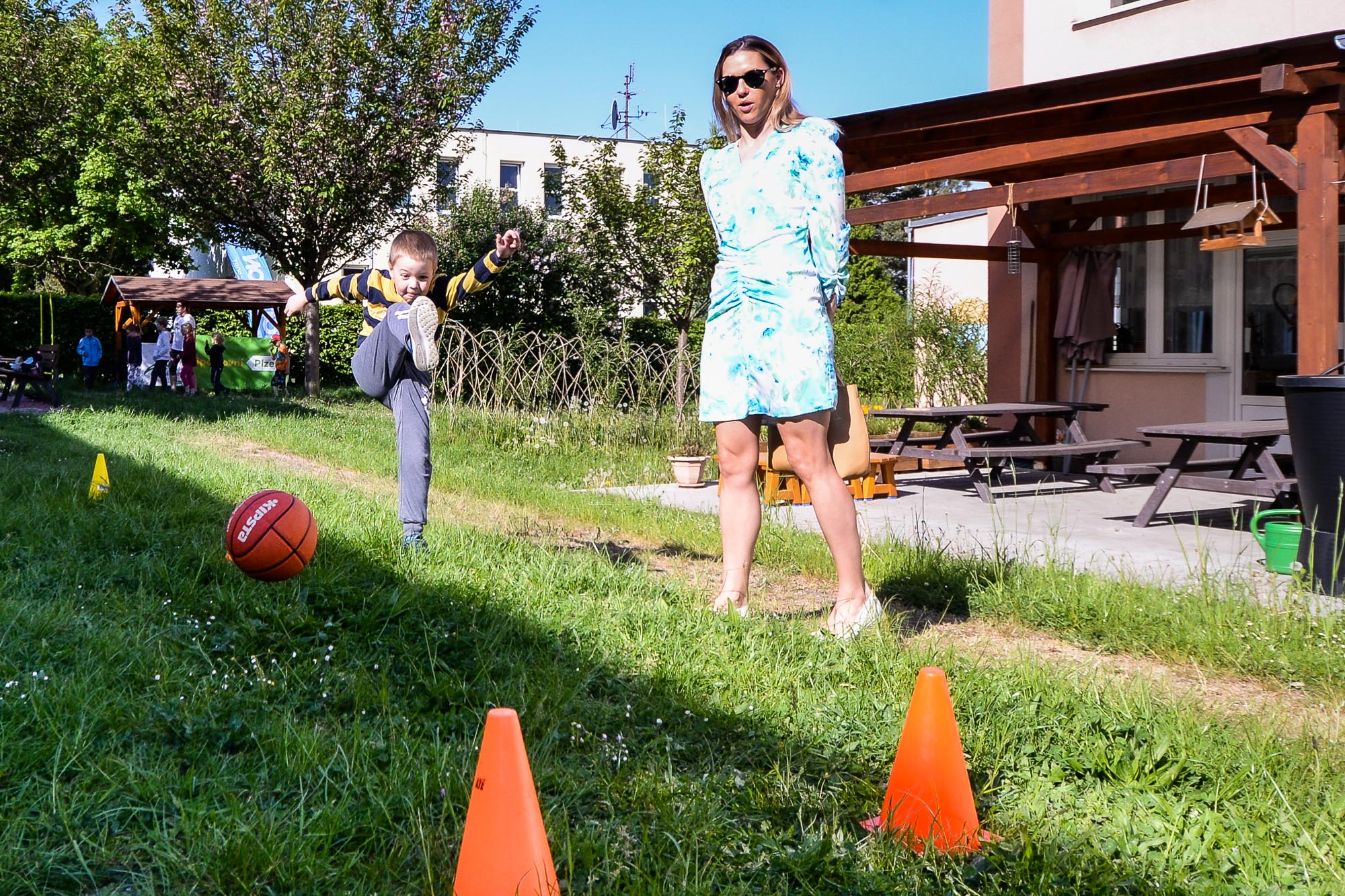 Sportovní hry mateřských škol na 54. mateřské škole (foto: M. Pecuch, 16.5.2022)