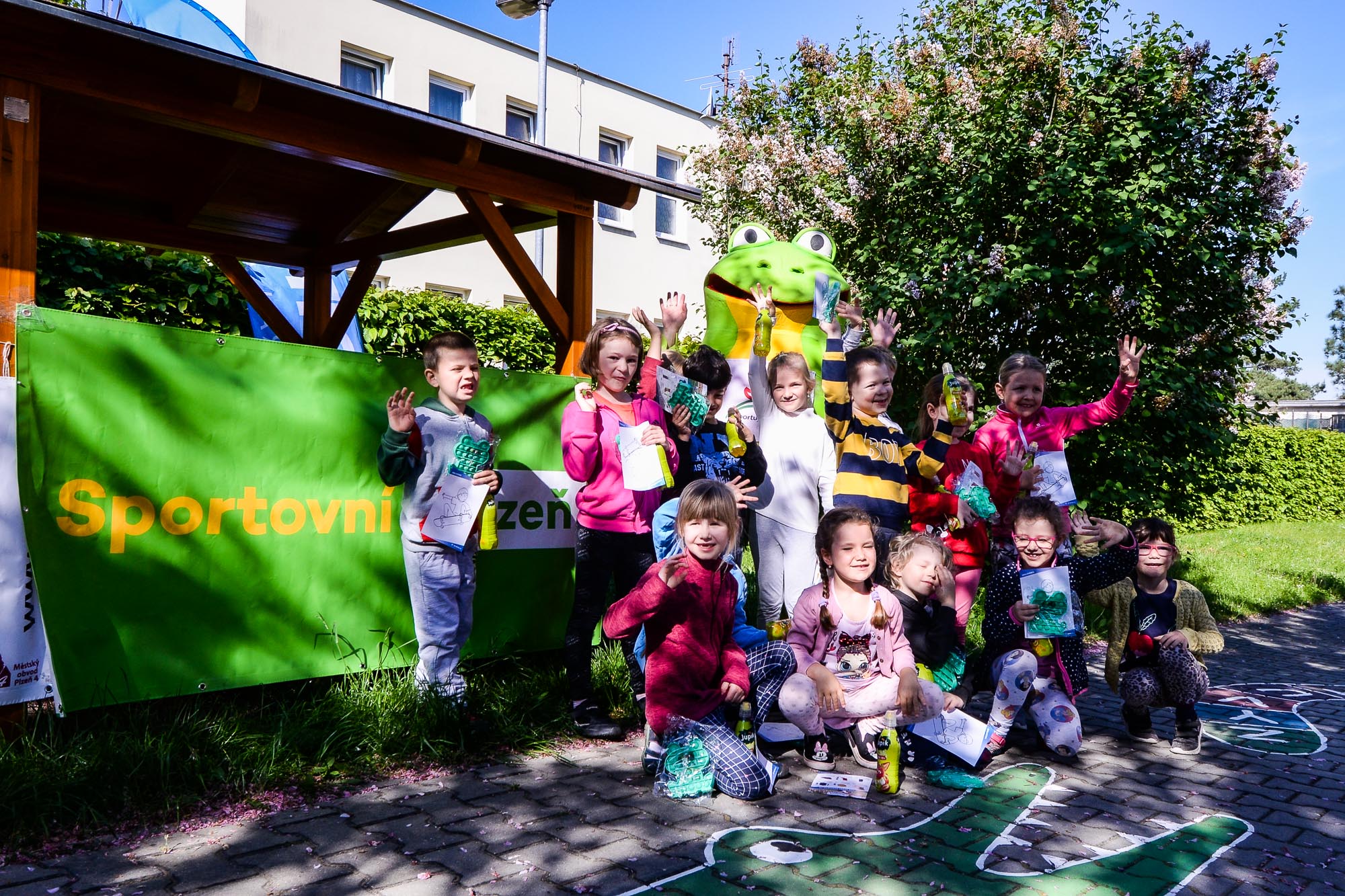 Sportovní hry mateřských škol na 54. mateřské škole (foto: M. Pecuch, 16.5.2022)