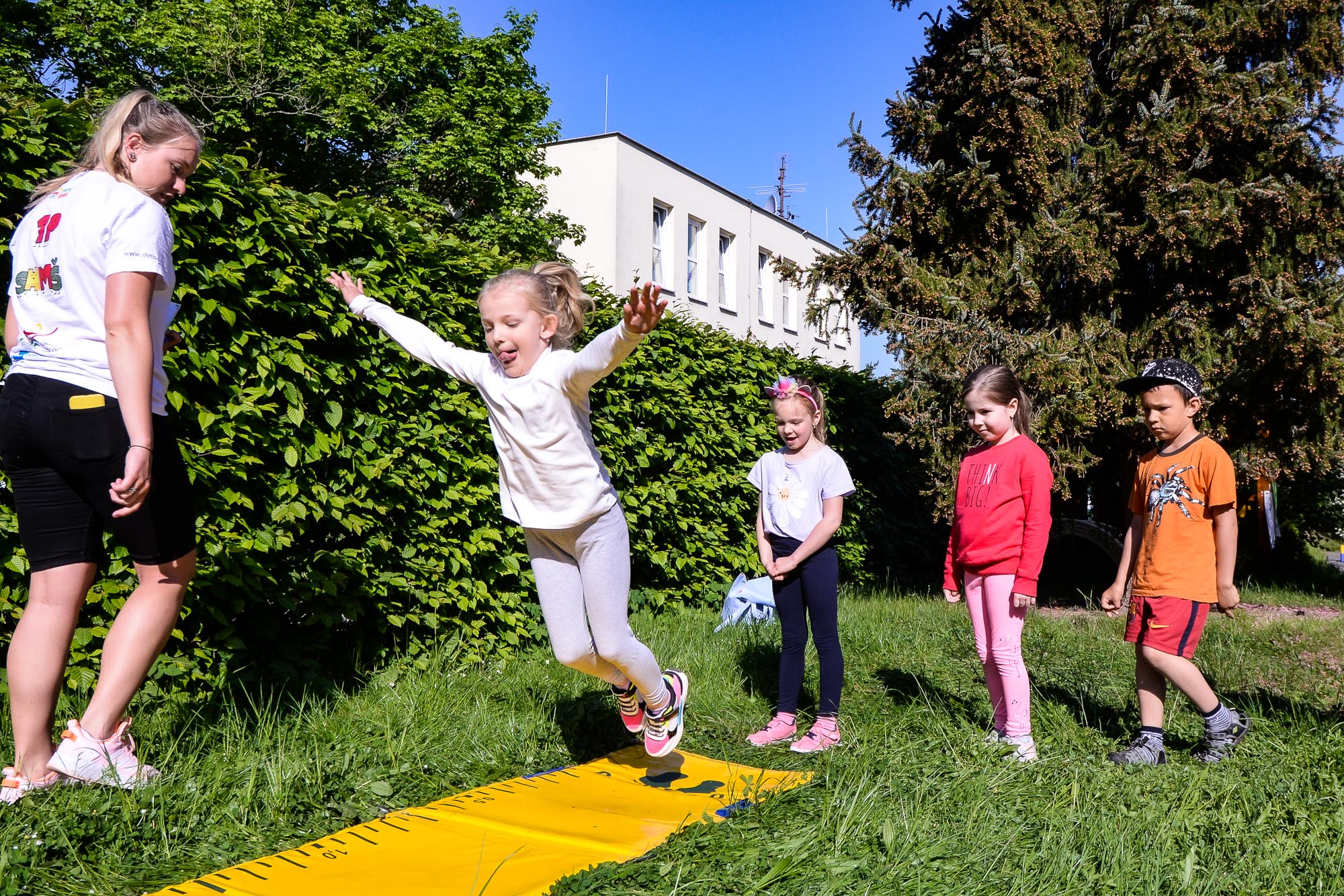 Sportovní hry mateřských škol na 54. mateřské škole (foto: M. Pecuch, 16.5.2022)