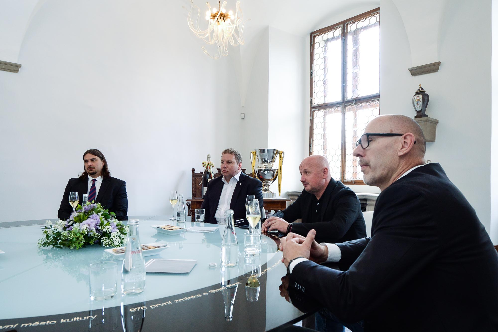 Přijetí FC Viktoria Plzeň na historické radnici (foto: M. Pecuch, 17.5.2022)