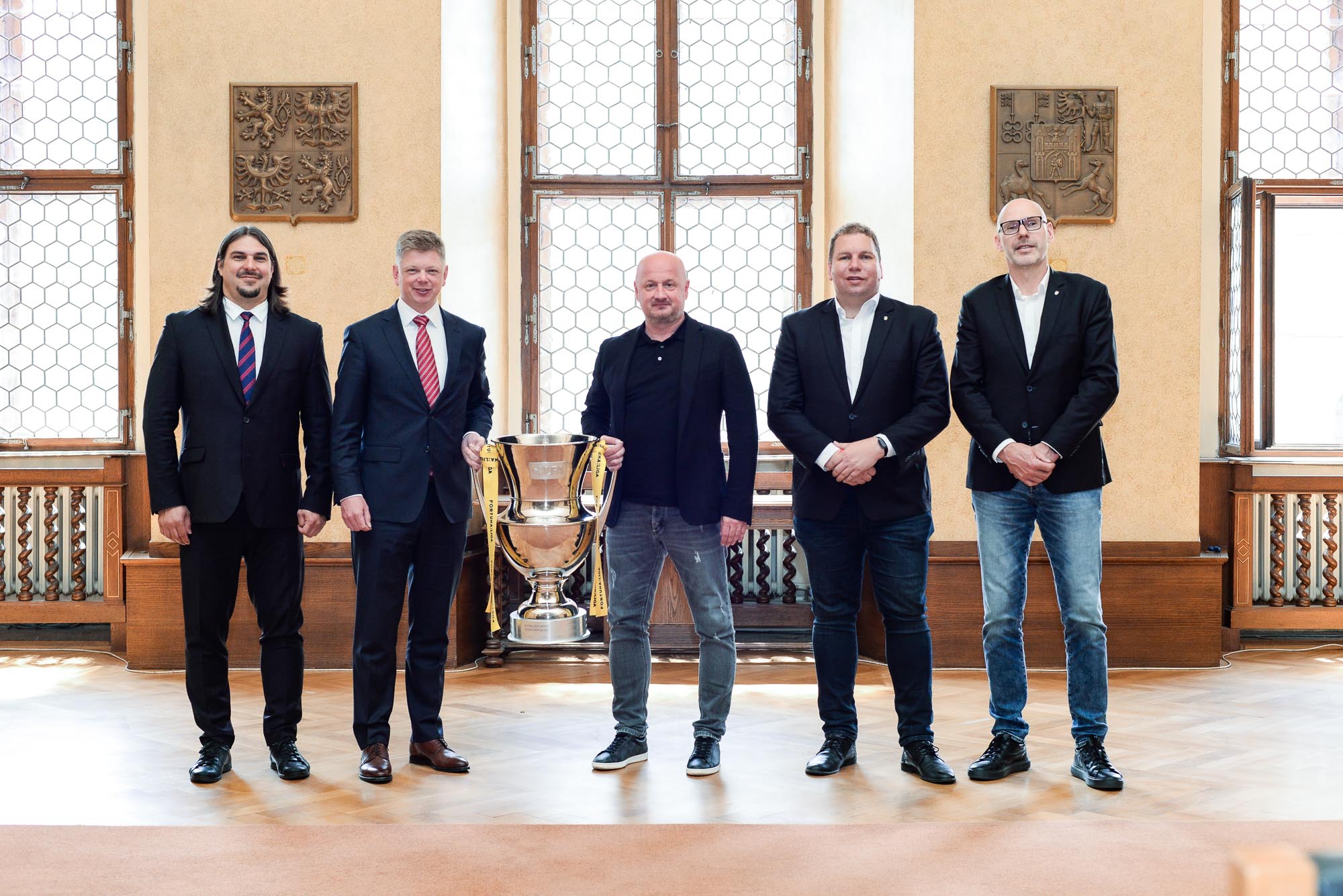 Přijetí FC Viktoria Plzeň na historické radnici