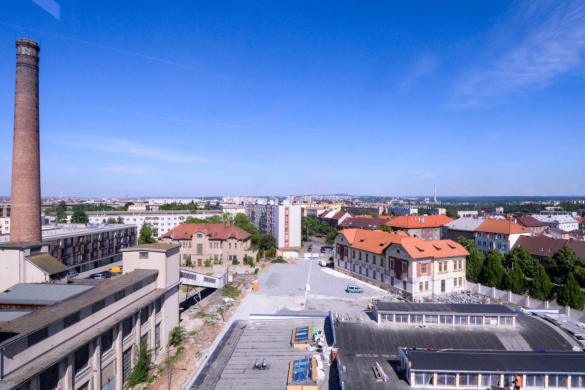 Technologický park TechTower v Plzni jde do finále (foto: M. Pecuch, 18.5.2022)