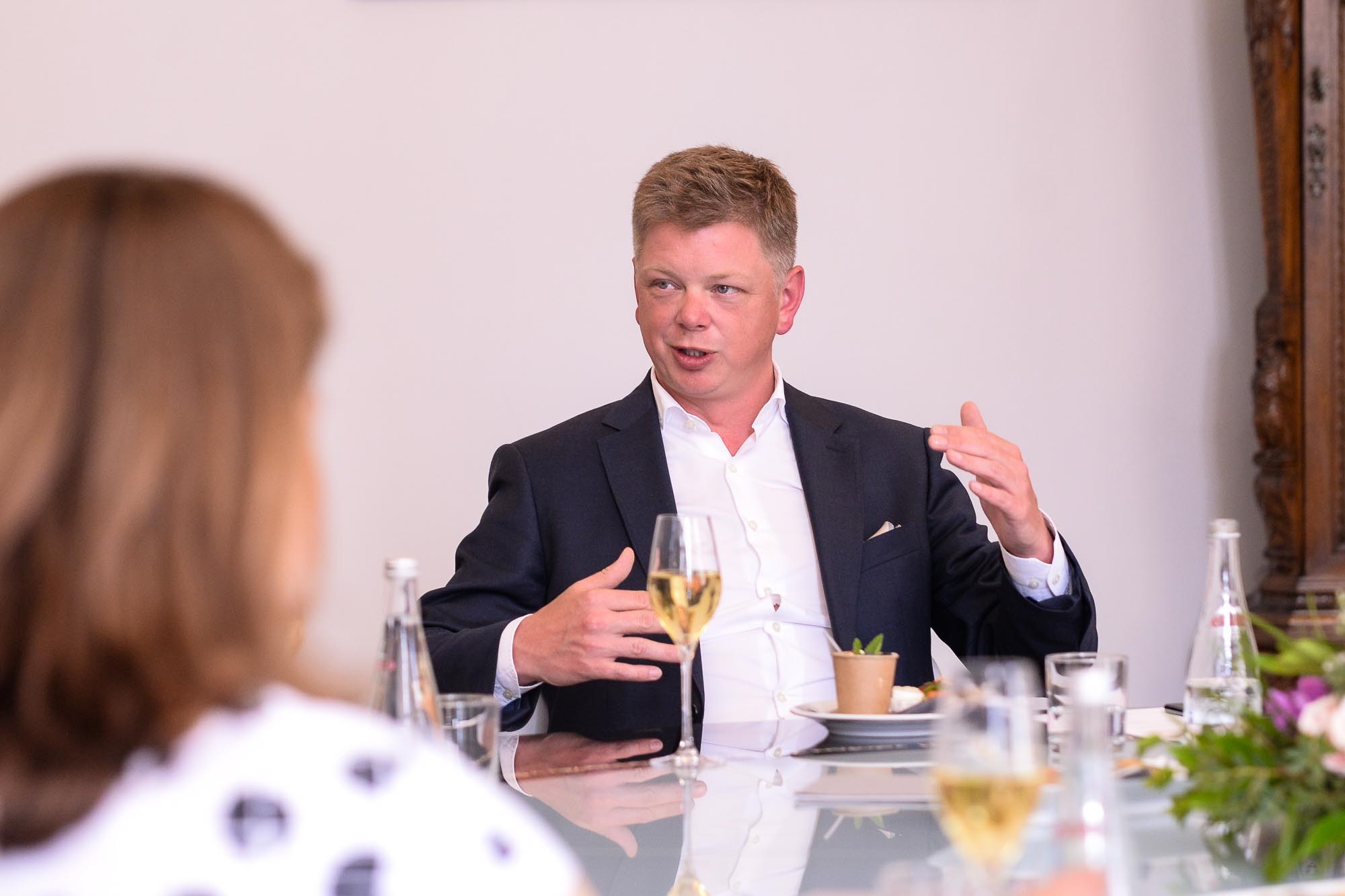 Přijetí Mileny Šebkové z Církevního gymnázia v Plzni (foto: M. Pecuch, 25.5.2022)