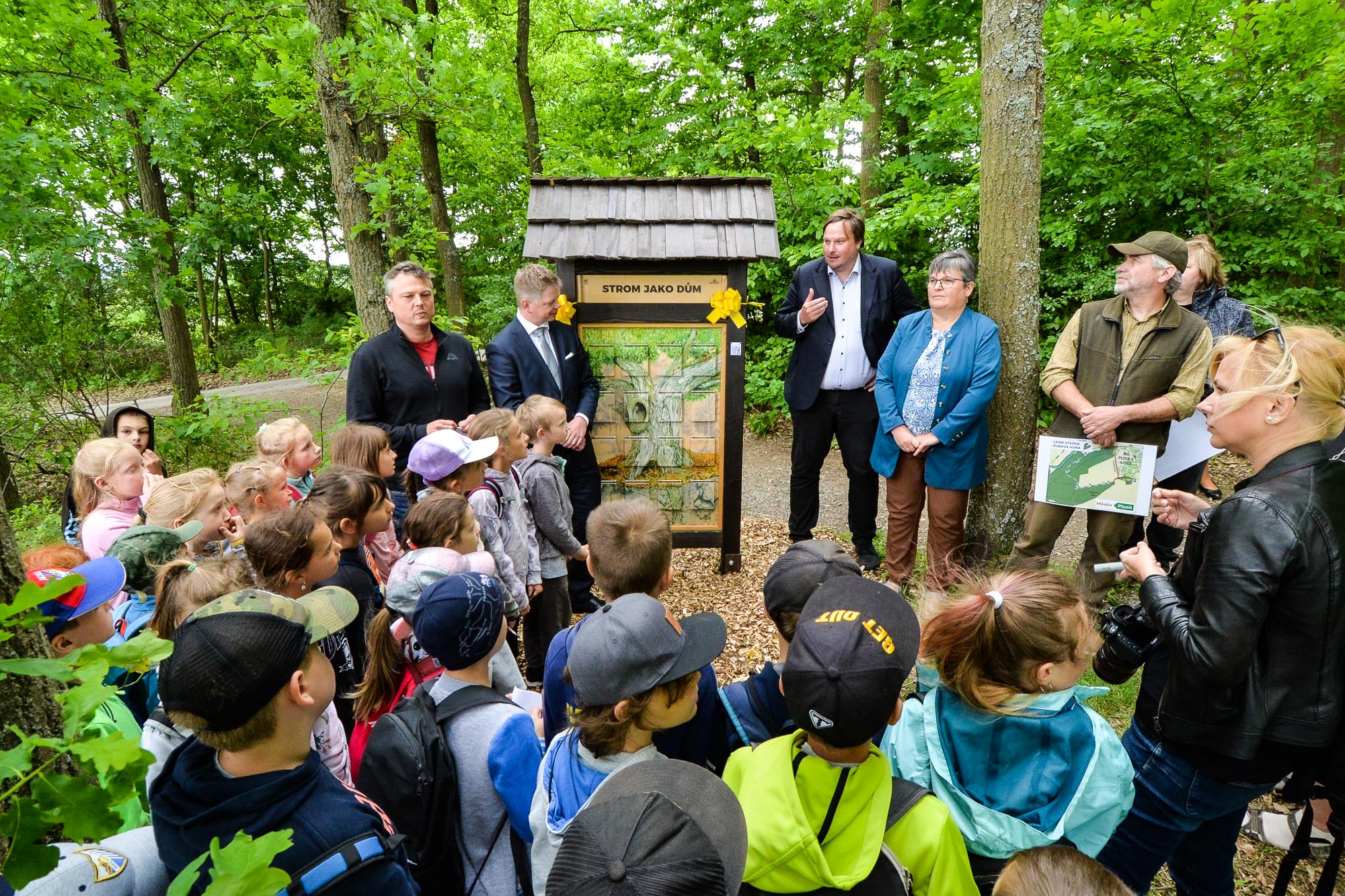 Plzni přibyla nová naučná stezka na Dubové hoře (foto: M. Pecuch, 26.5.2022)