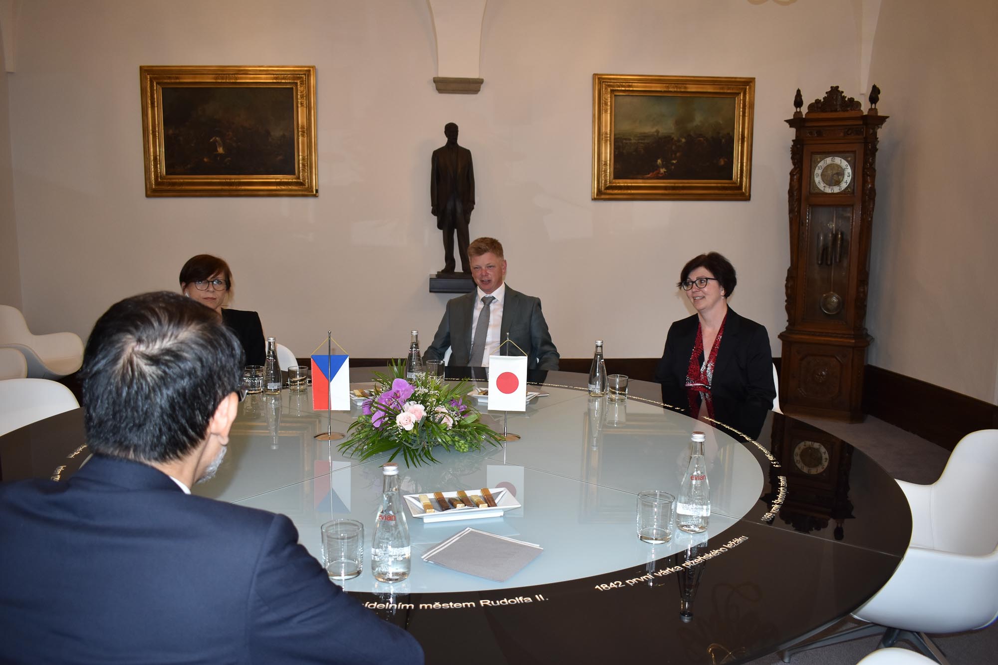 Velvyslanec Japonska Hideo Suzuki v Plzni (foto: A. Jarošová, 24.5.2022)