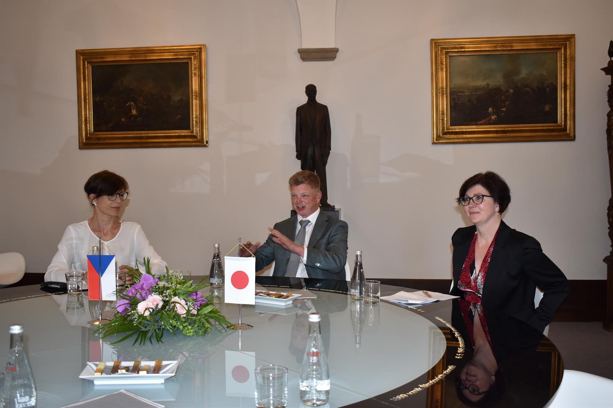 Velvyslanec Japonska Hideo Suzuki v Plzni (foto: A. Jarošová, 24.5.2022)