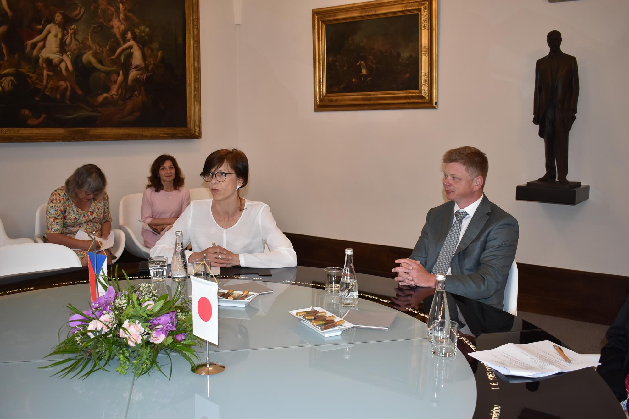 Velvyslanec Japonska Hideo Suzuki v Plzni (foto: A. Jarošová, 24.5.2022)