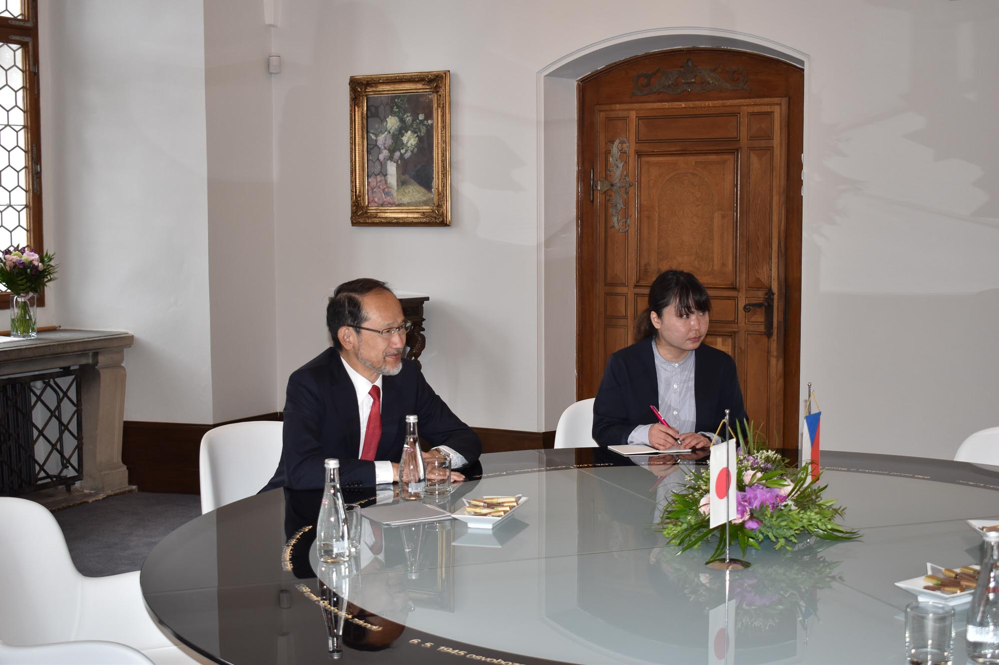 Velvyslanec Japonska Hideo Suzuki v Plzni (foto: A. Jarošová, 24.5.2022)