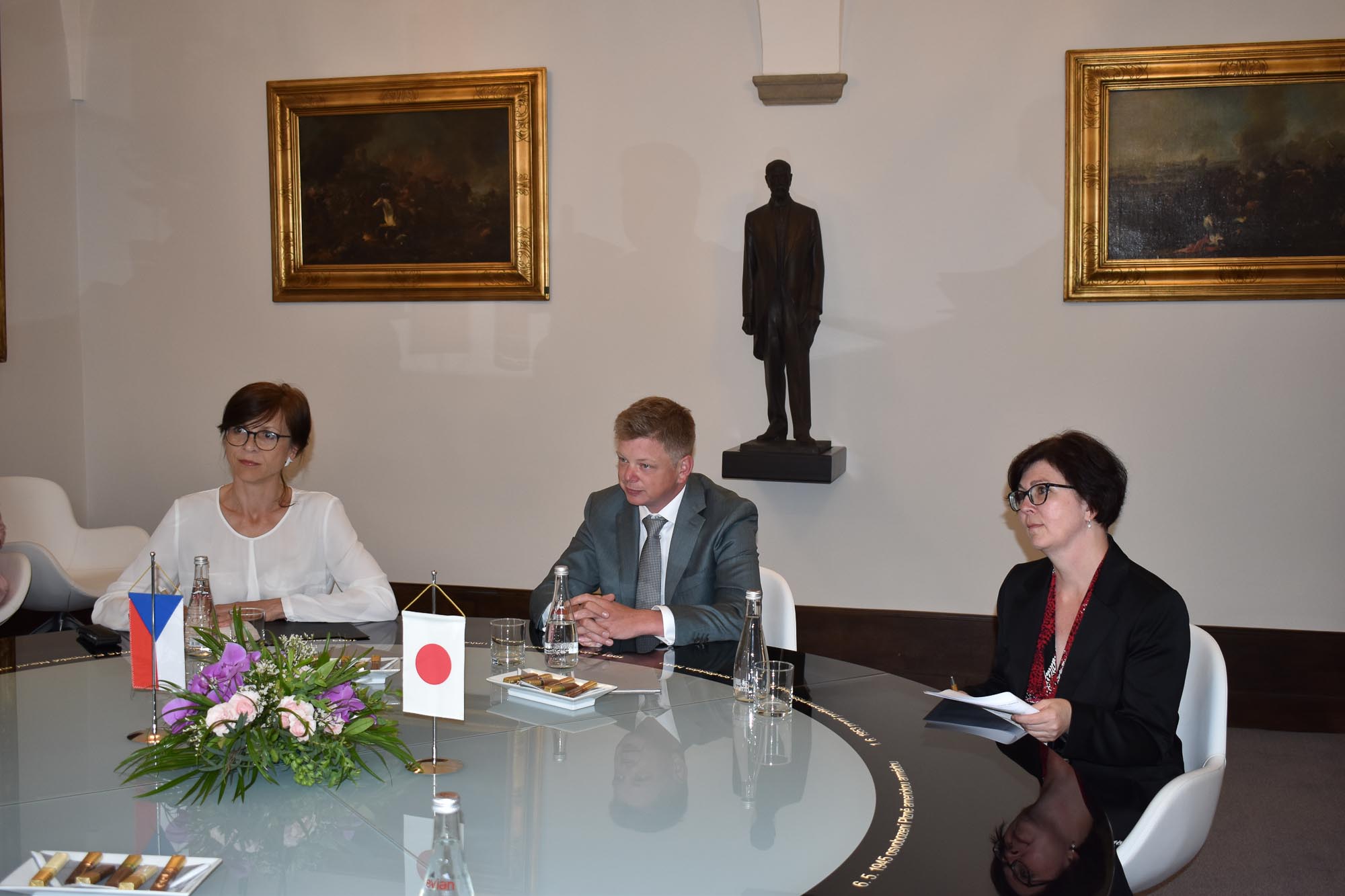 Velvyslanec Japonska Hideo Suzuki v Plzni (foto: A. Jarošová, 24.5.2022)