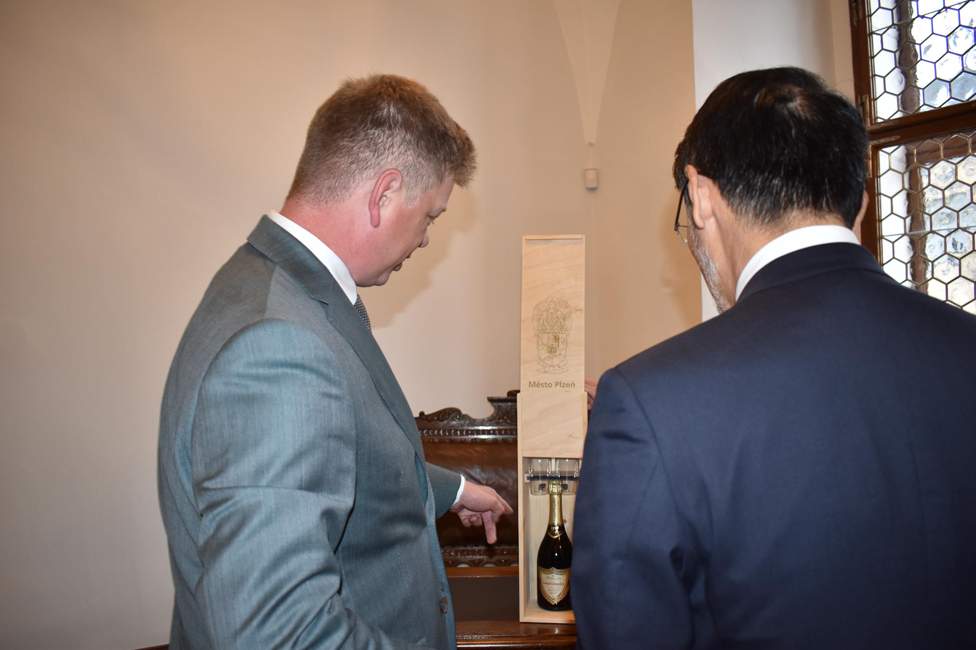 Velvyslanec Japonska Hideo Suzuki v Plzni (foto: A. Jarošová, 24.5.2022)