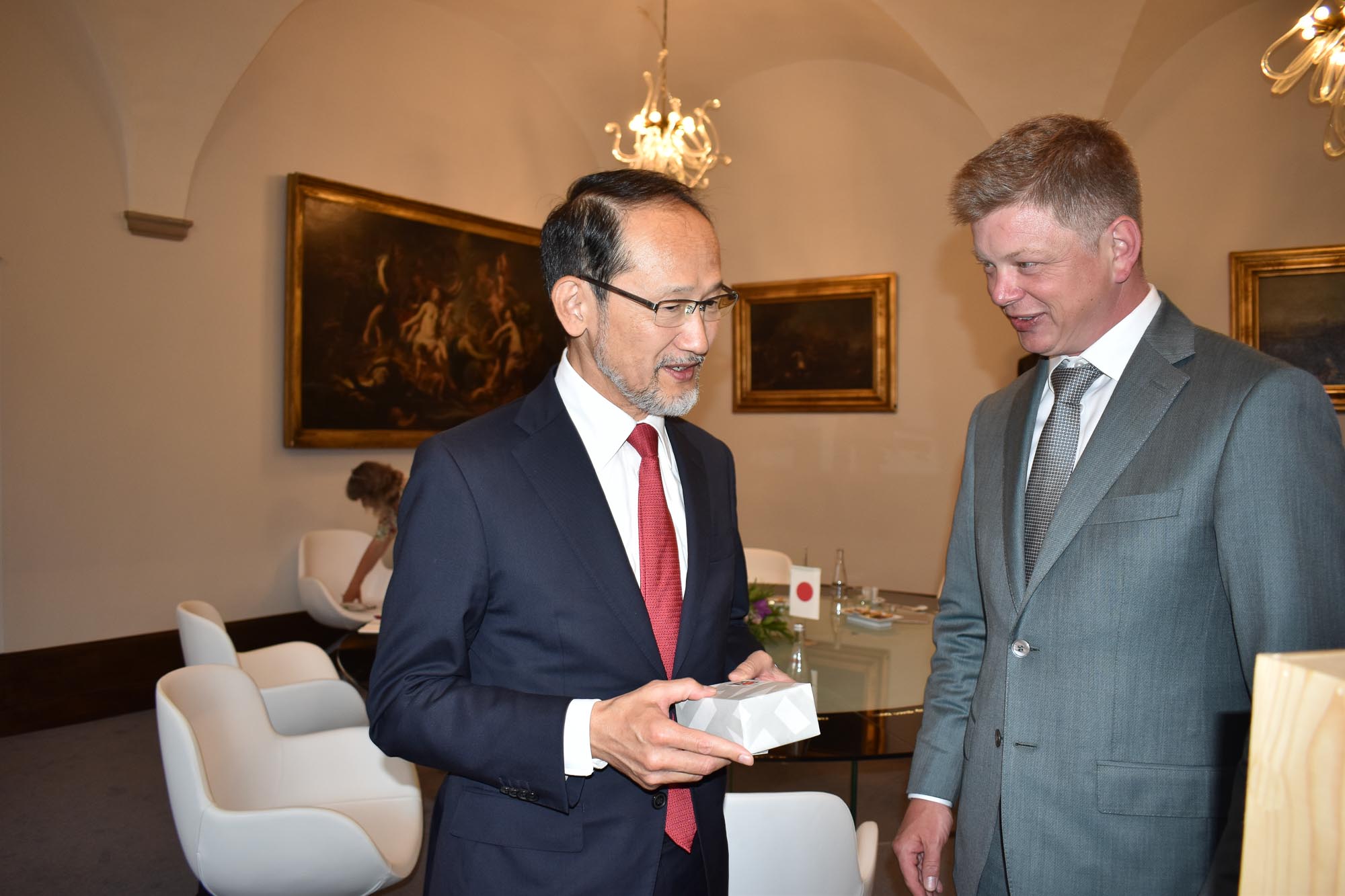 Velvyslanec Japonska Hideo Suzuki v Plzni (foto: A. Jarošová, 24.5.2022)