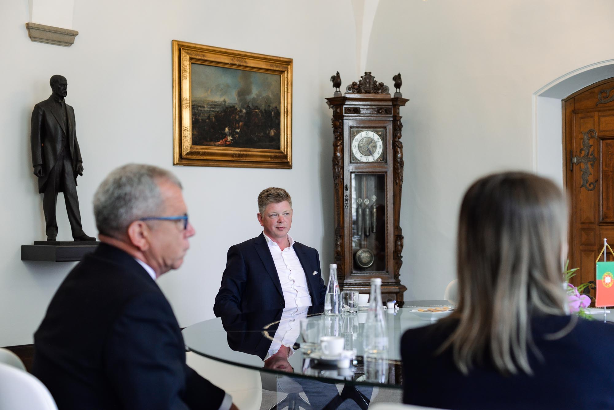 Velvyslanec Portugalska Luís de Almeida Sampaio v Plzni (foto: M. Pecuch, 25.5.2022)