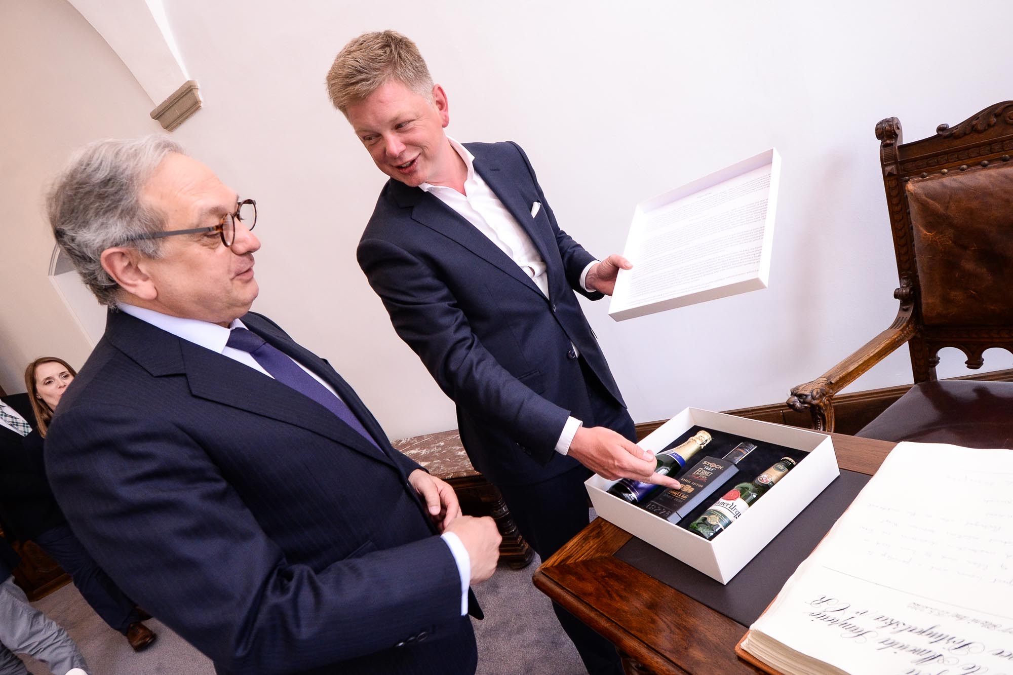 Velvyslanec Portugalska Luís de Almeida Sampaio v Plzni (foto: M. Pecuch, 25.5.2022)