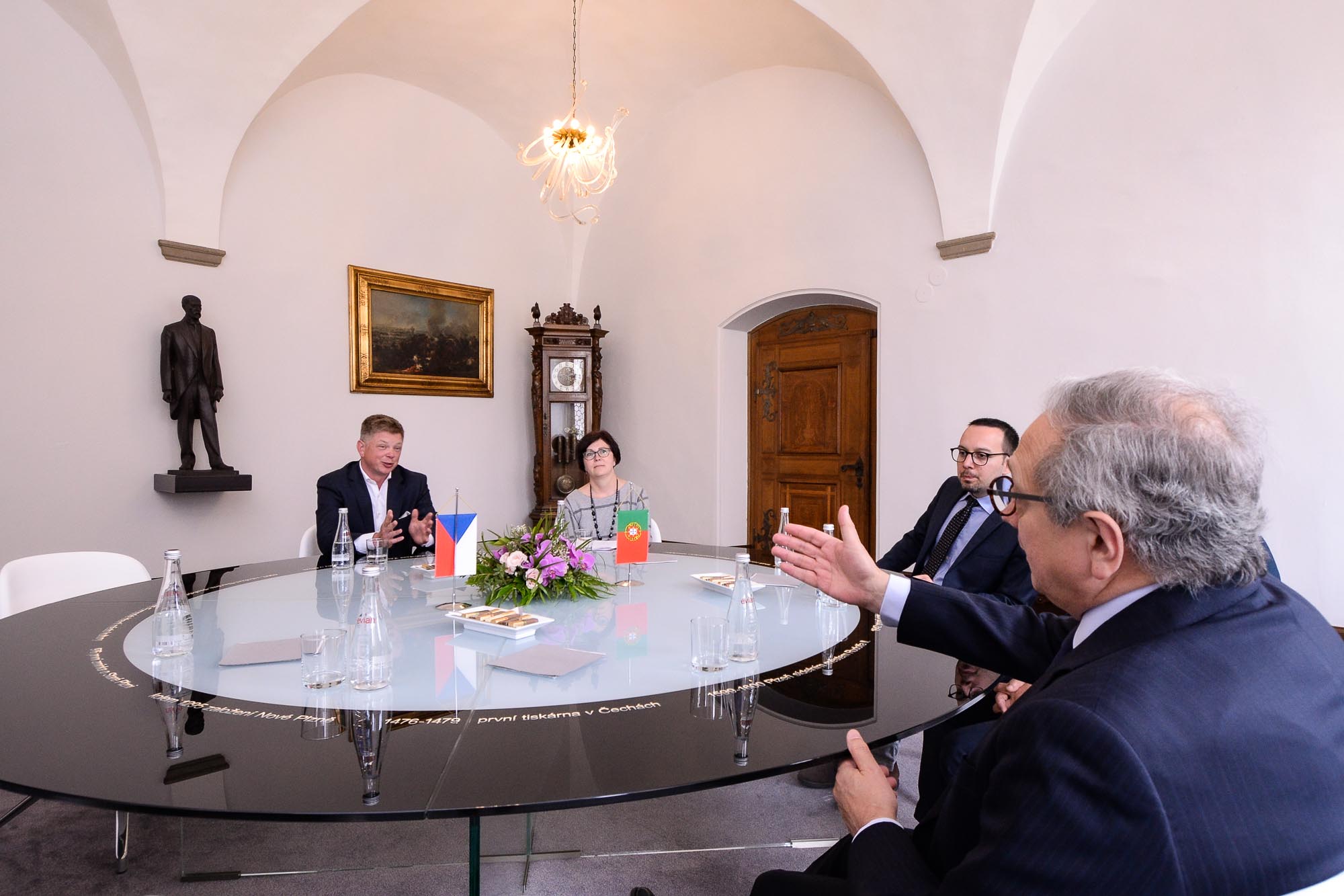 Velvyslanec Portugalska Luís de Almeida Sampaio v Plzni (foto: M. Pecuch, 25.5.2022)