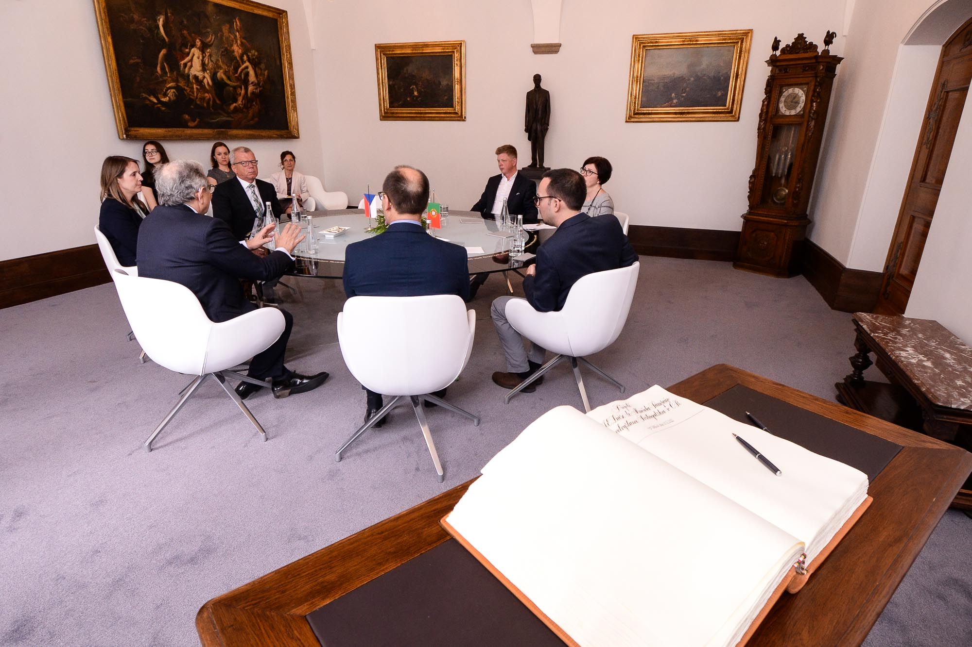 Velvyslanec Portugalska Luís de Almeida Sampaio v Plzni (foto: M. Pecuch, 25.5.2022)