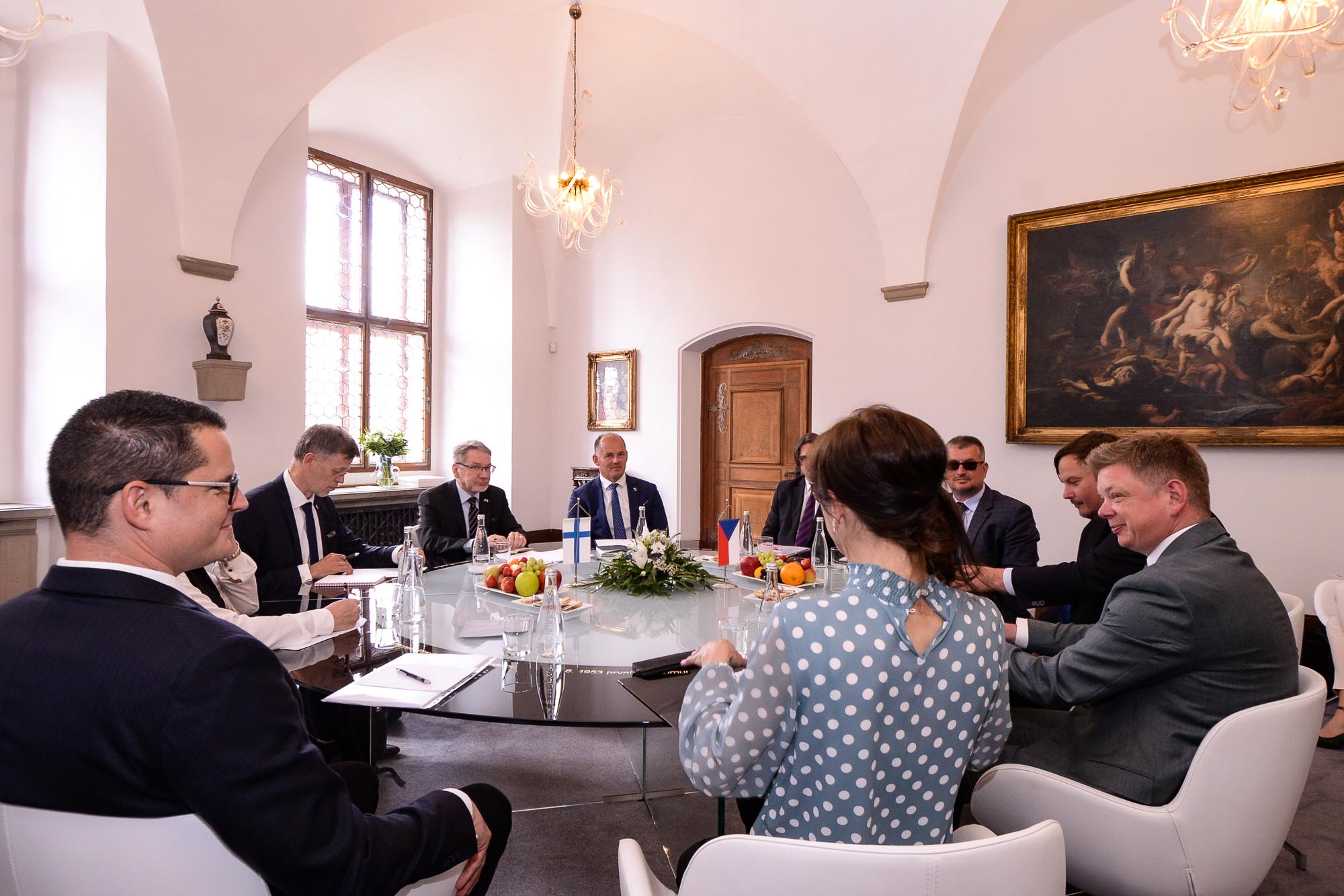 Velvyslanec Finské republiky pro Česko a Slovenko J. E. Jukka Pesola navštívil Plzeň (foto: M. Pecuch, 30.5.2022)