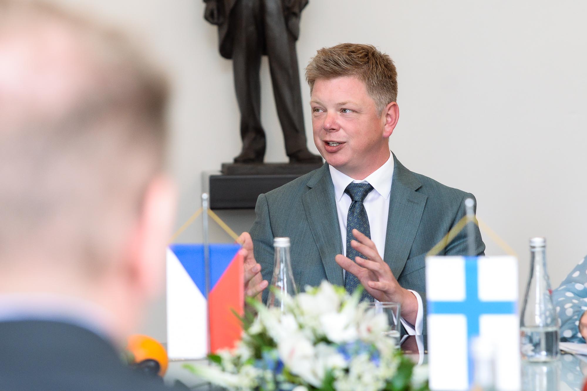 Velvyslanec Finské republiky pro Česko a Slovenko J. E. Jukka Pesola navštívil Plzeň (foto: M. Pecuch, 30.5.2022)