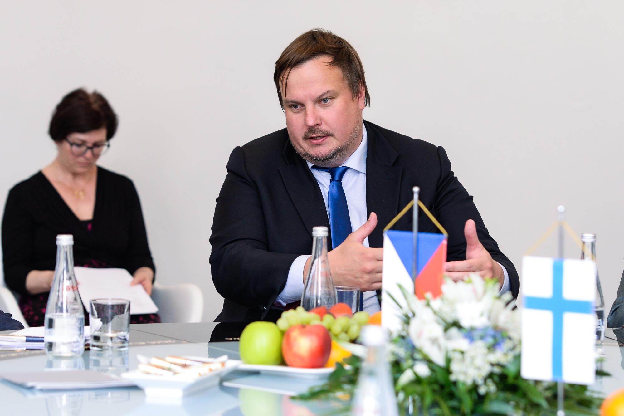 Velvyslanec Finské republiky pro Česko a Slovenko J. E. Jukka Pesola navštívil Plzeň (foto: M. Pecuch, 30.5.2022)